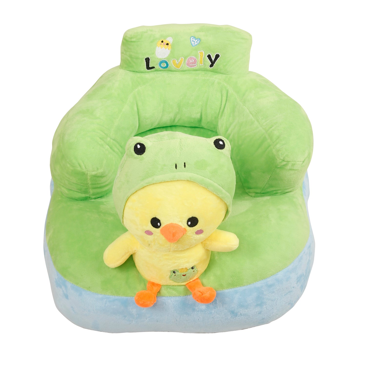 Relaxing With Duck Green Sofa