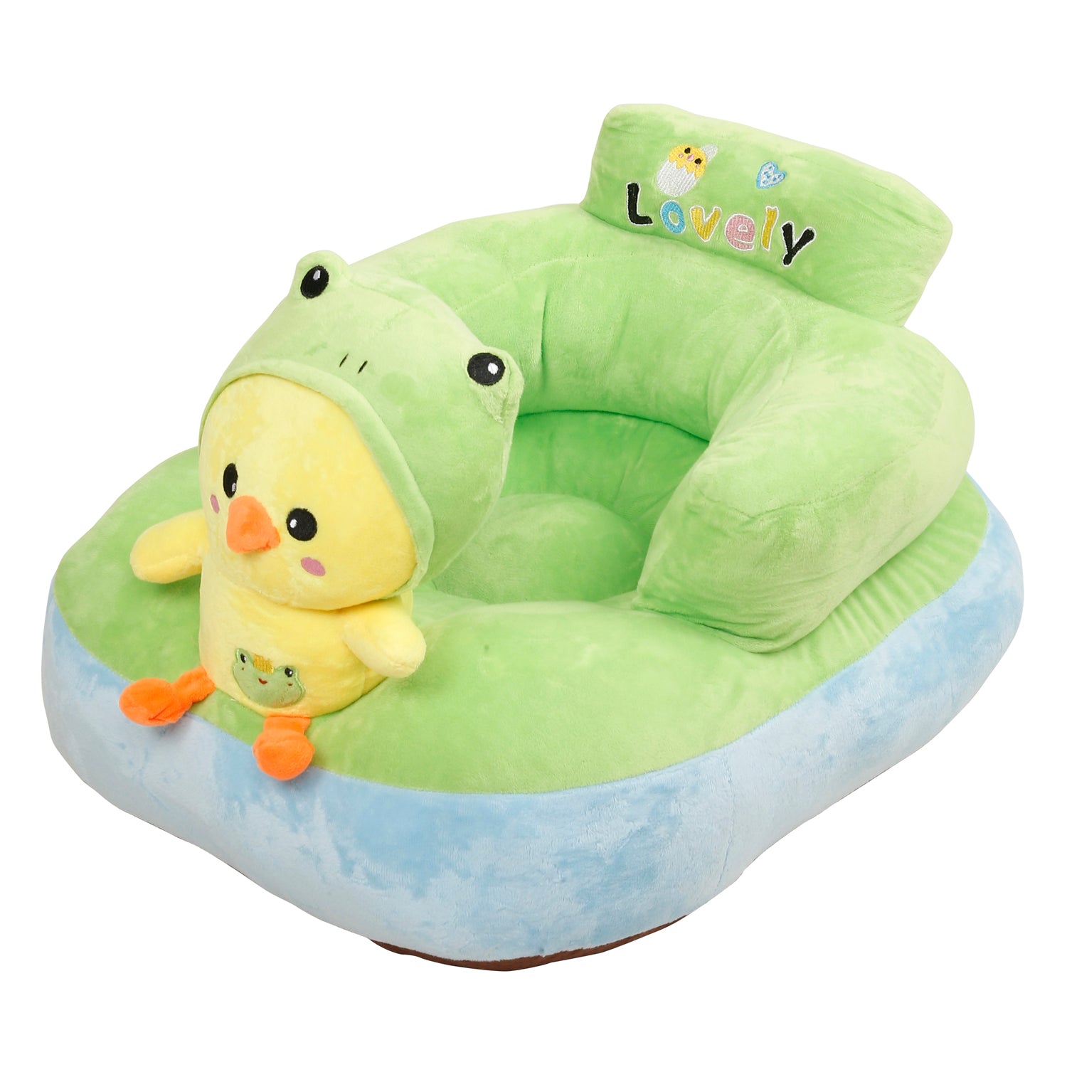 Relaxing With Duck Green Sofa - Baby Moo