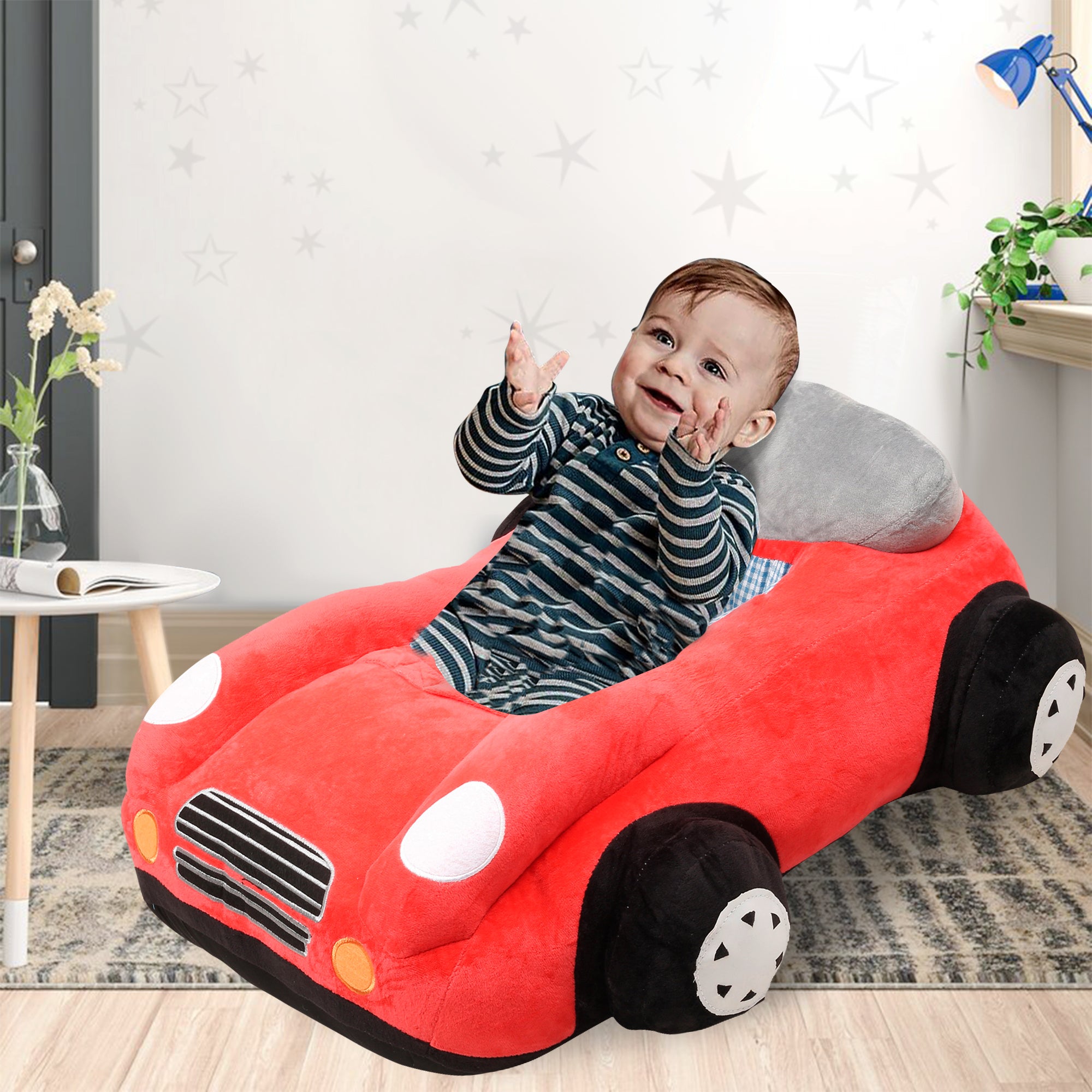 Comfy Rider Red Sofa - Baby Moo
