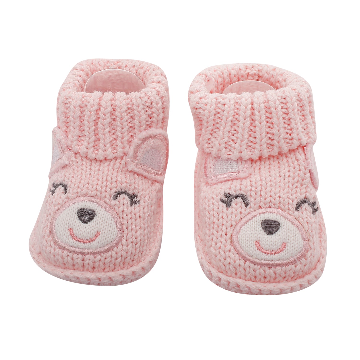 Sweetheart Light Pink Socks Booties - Baby Moo
