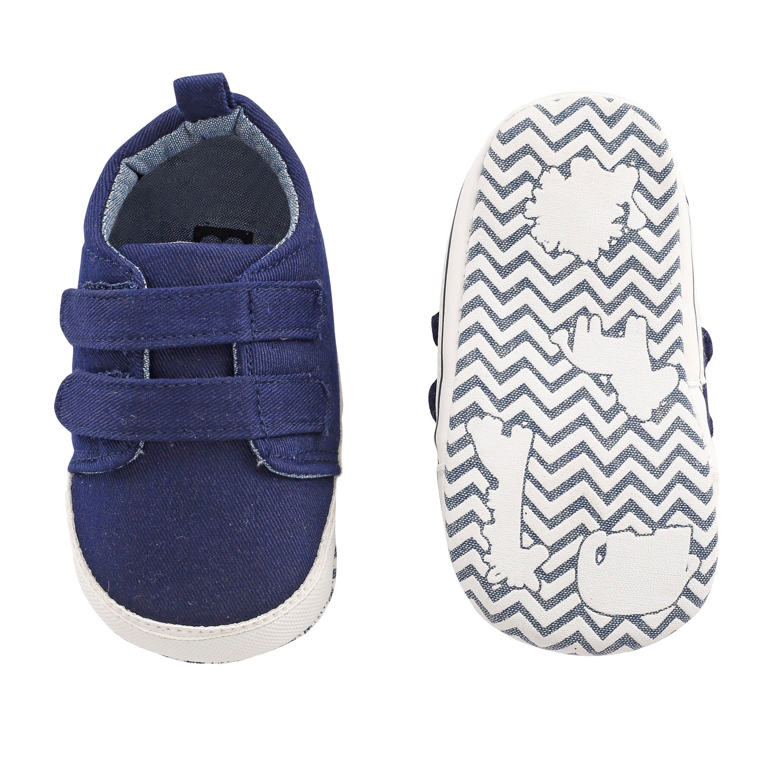 Navy Blue Casual Booties - Baby Moo