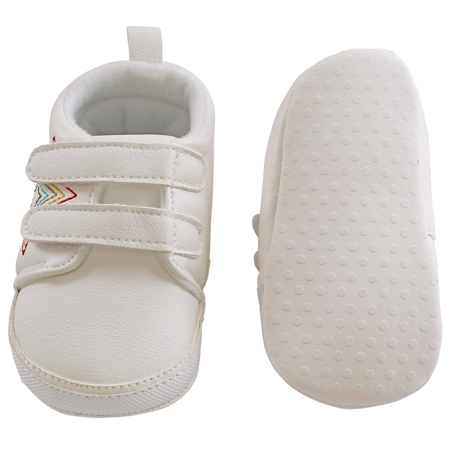 My Star White Casual Booties - Baby Moo