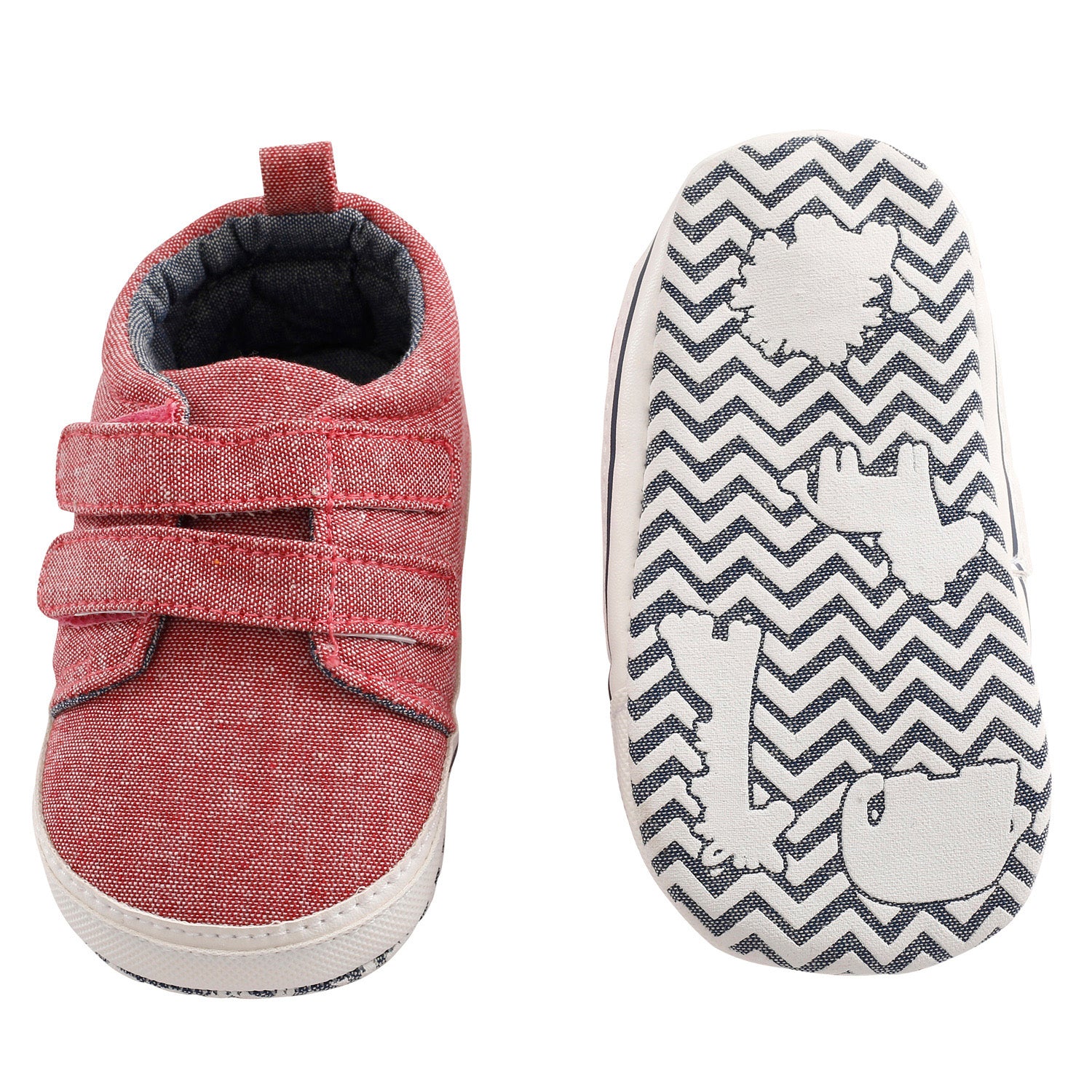 Red Casual Booties - Baby Moo