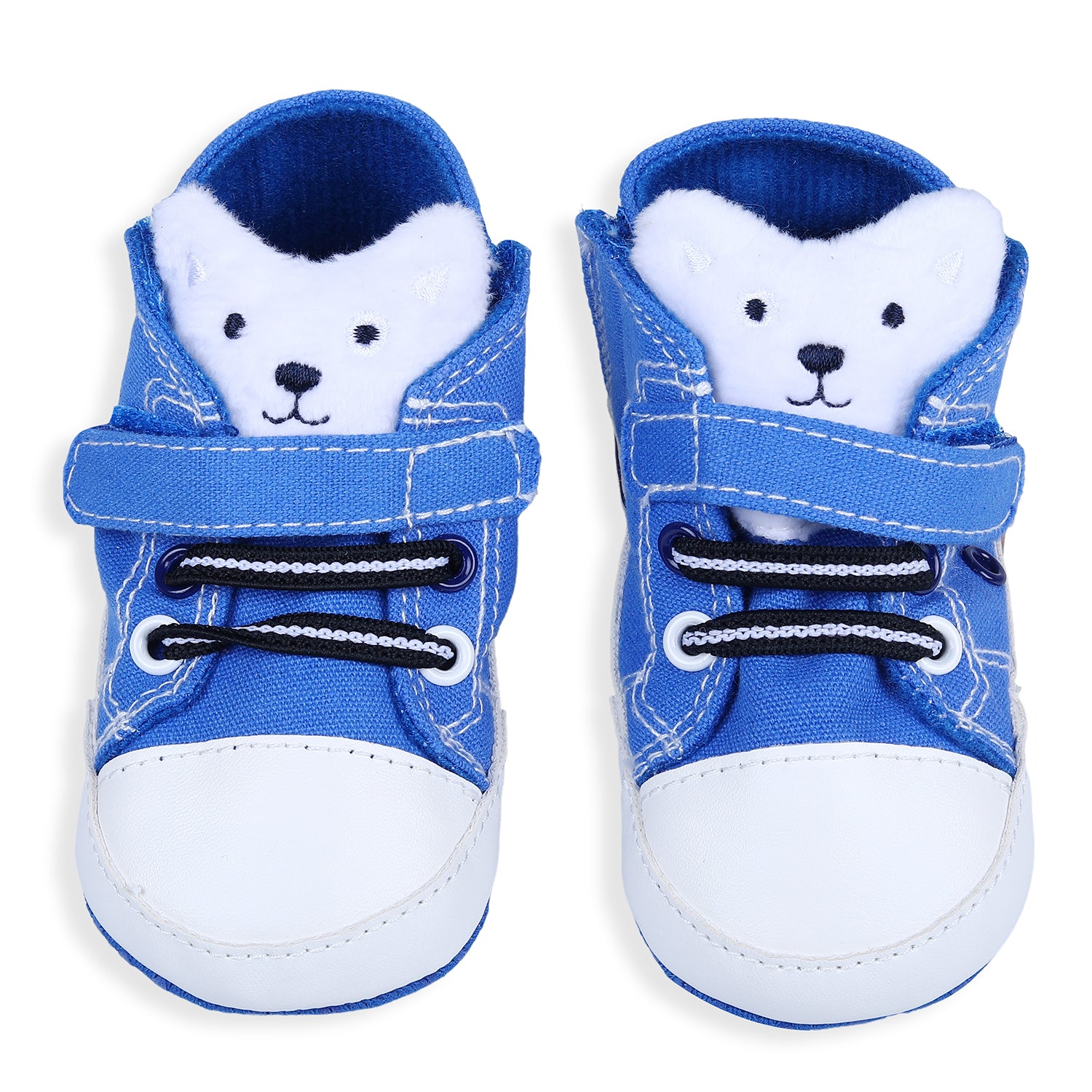 My Buddy Bear Cute And Stylish Comfy Velcro Booties - Blue