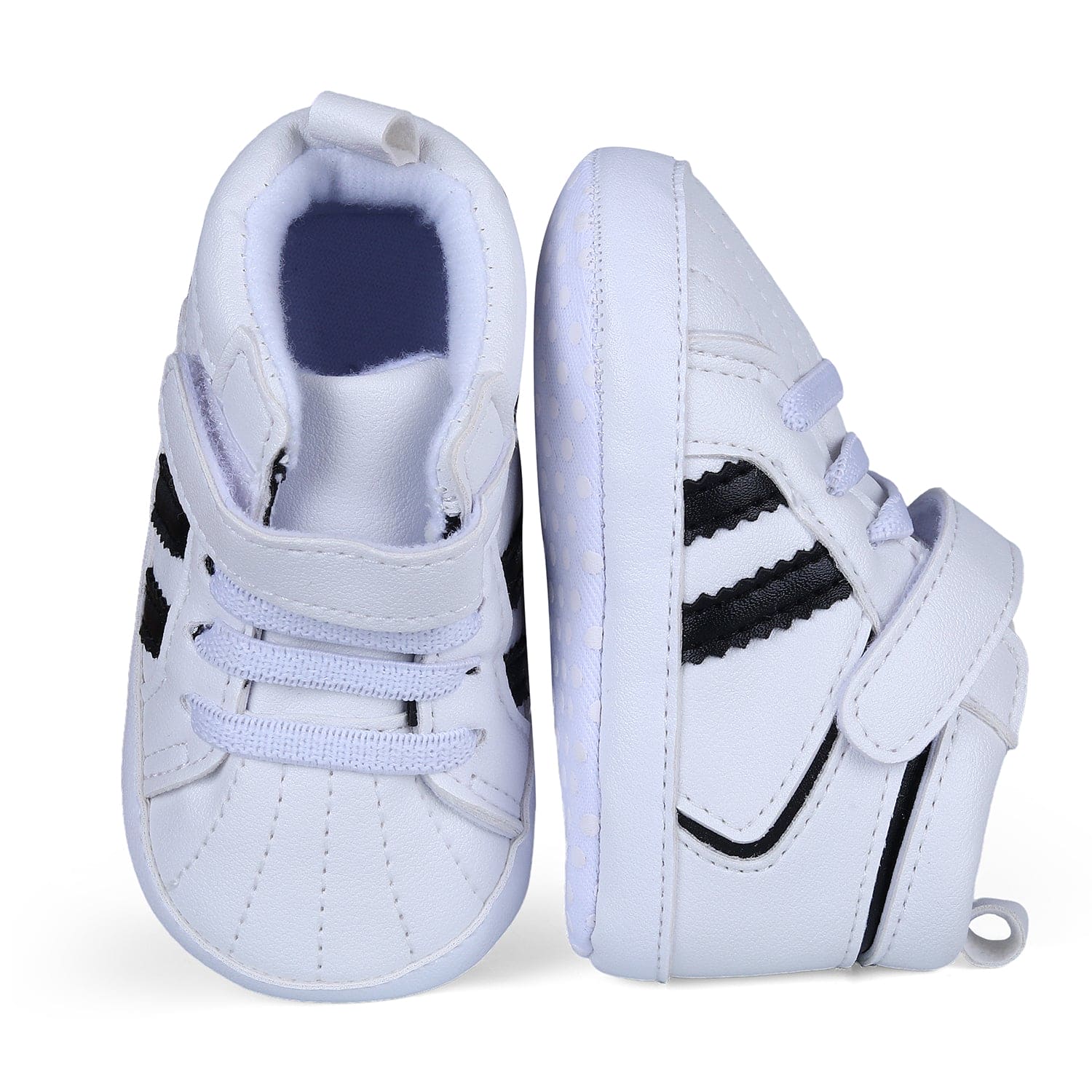 Classic Stripes Comfortable And Breathable Anti Slip Sneaker Shoes White