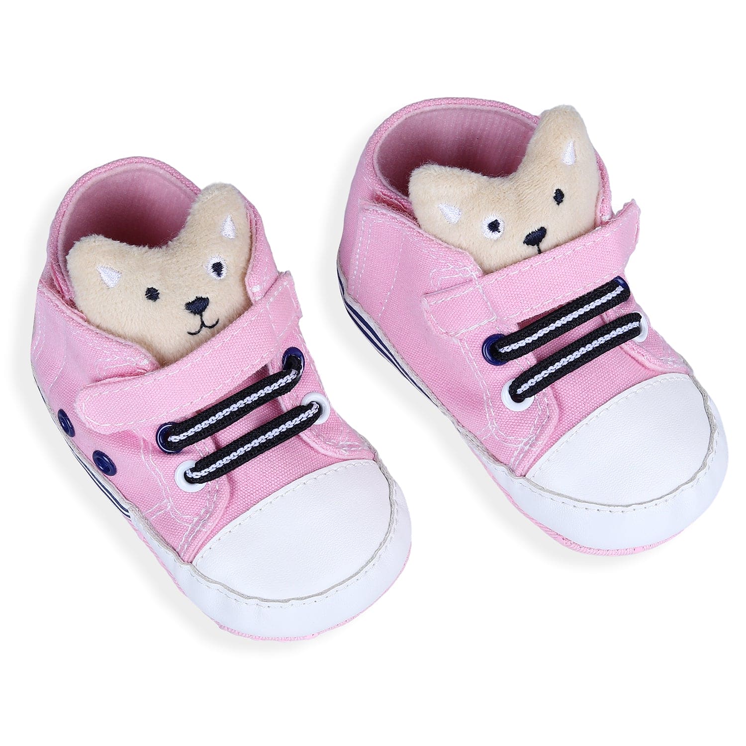 My Buddy Bear Cute And Stylish Comfy Booties - Pink - Baby Moo