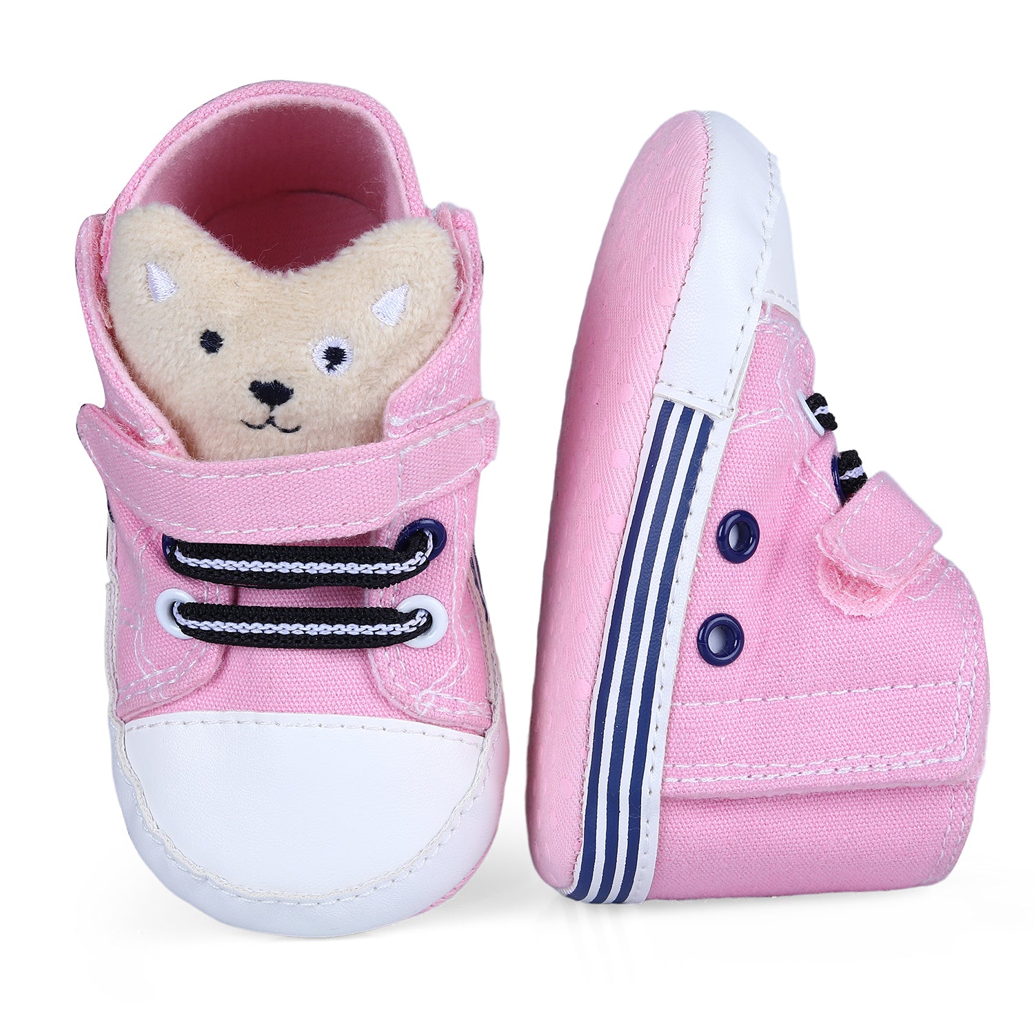 My Buddy Bear Cute And Stylish Comfy Booties - Pink - Baby Moo