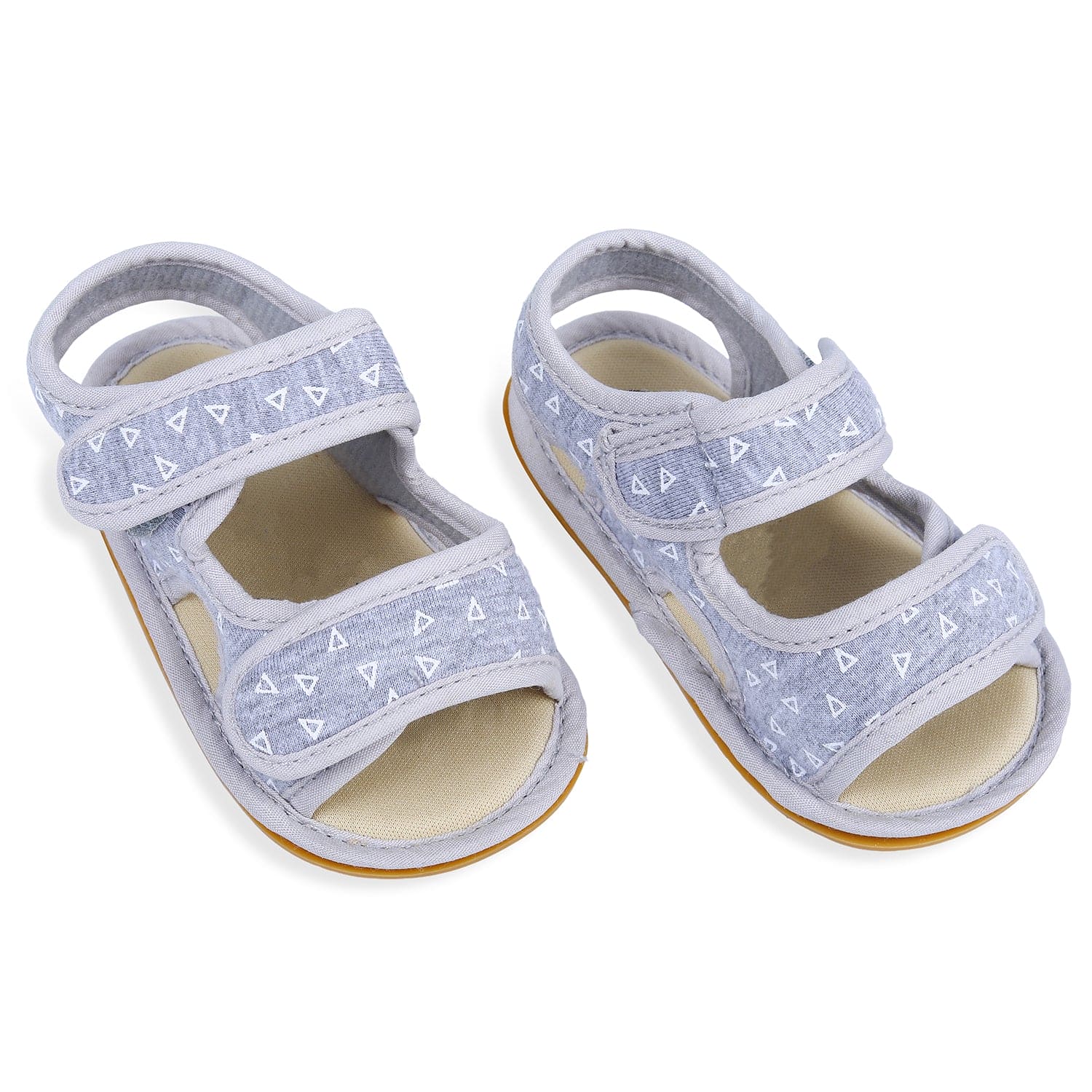 Triangle Comfortable Anti-skid Floater Sandals - Grey - Baby Moo