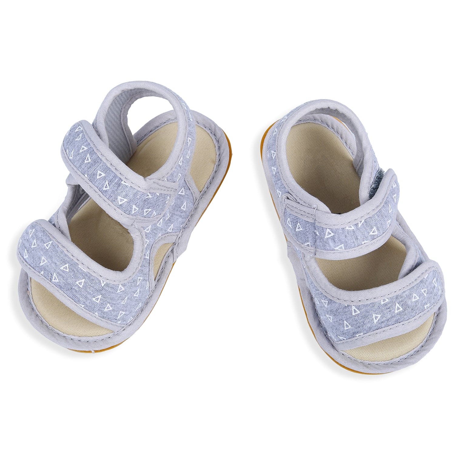 Triangle Comfortable Anti-skid Floater Sandals - Grey - Baby Moo