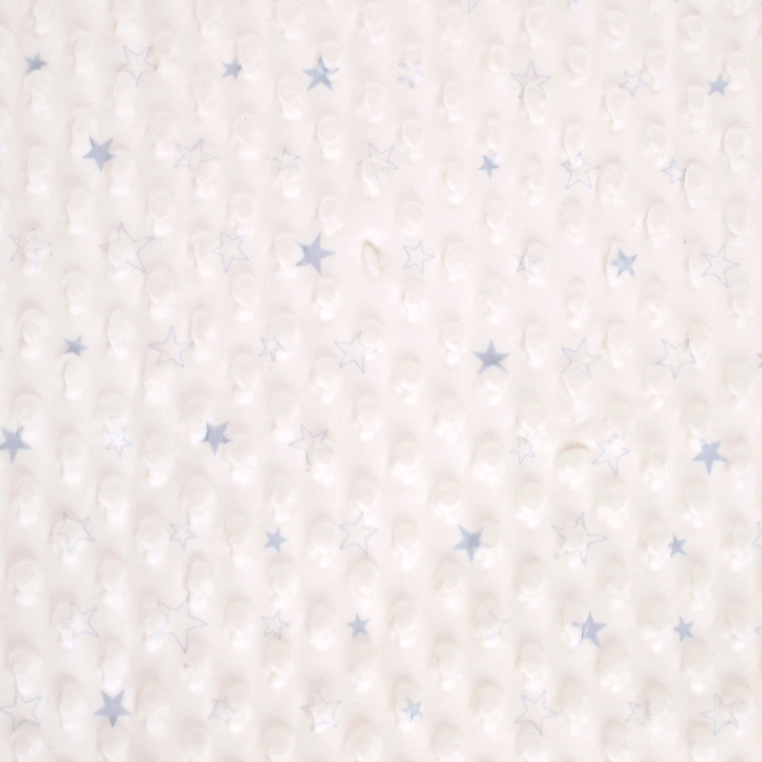 Star Off White And Blue Bubble Blanket - Baby Moo
