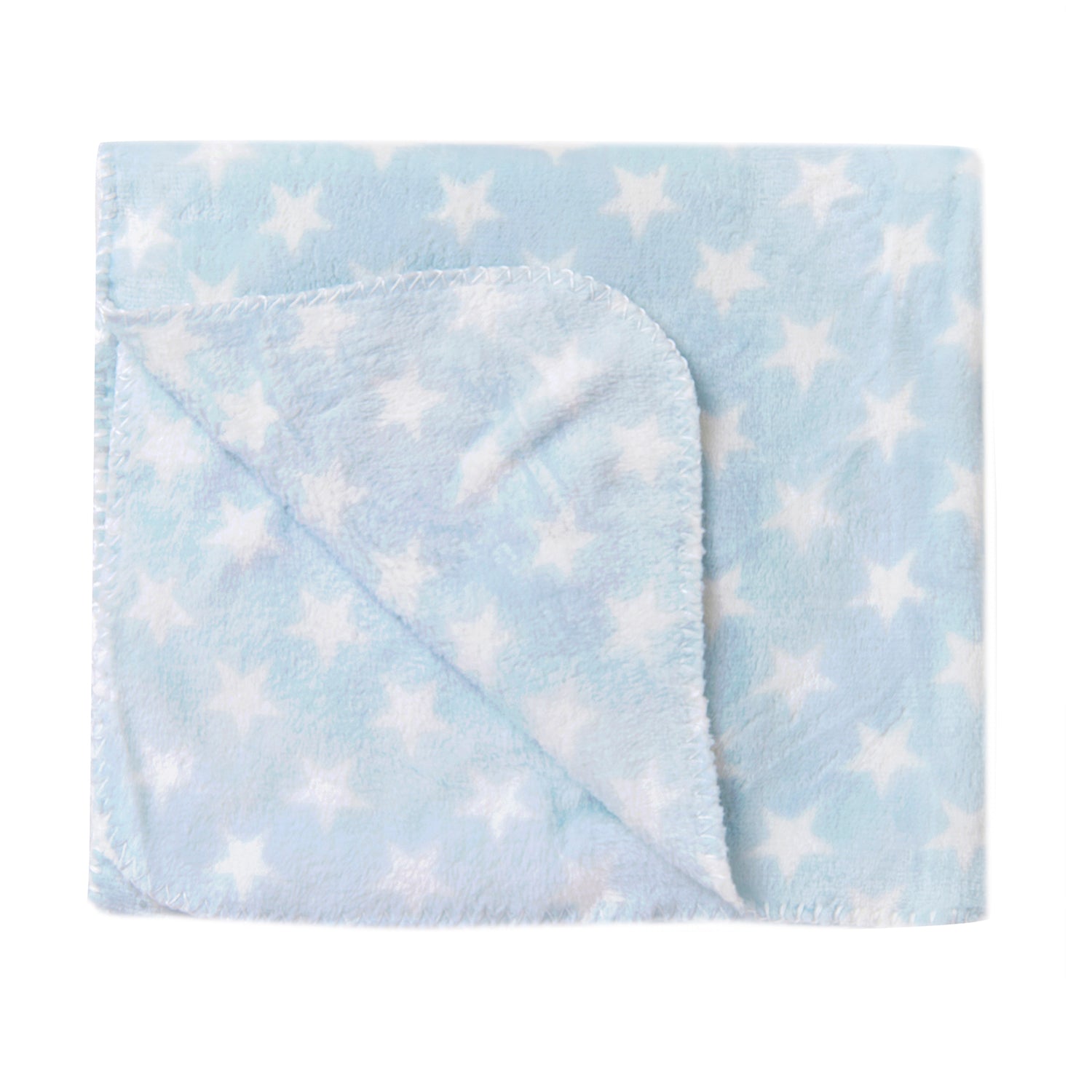Animal Soft Cozy Plush Toy Blanket Blue - Baby Moo