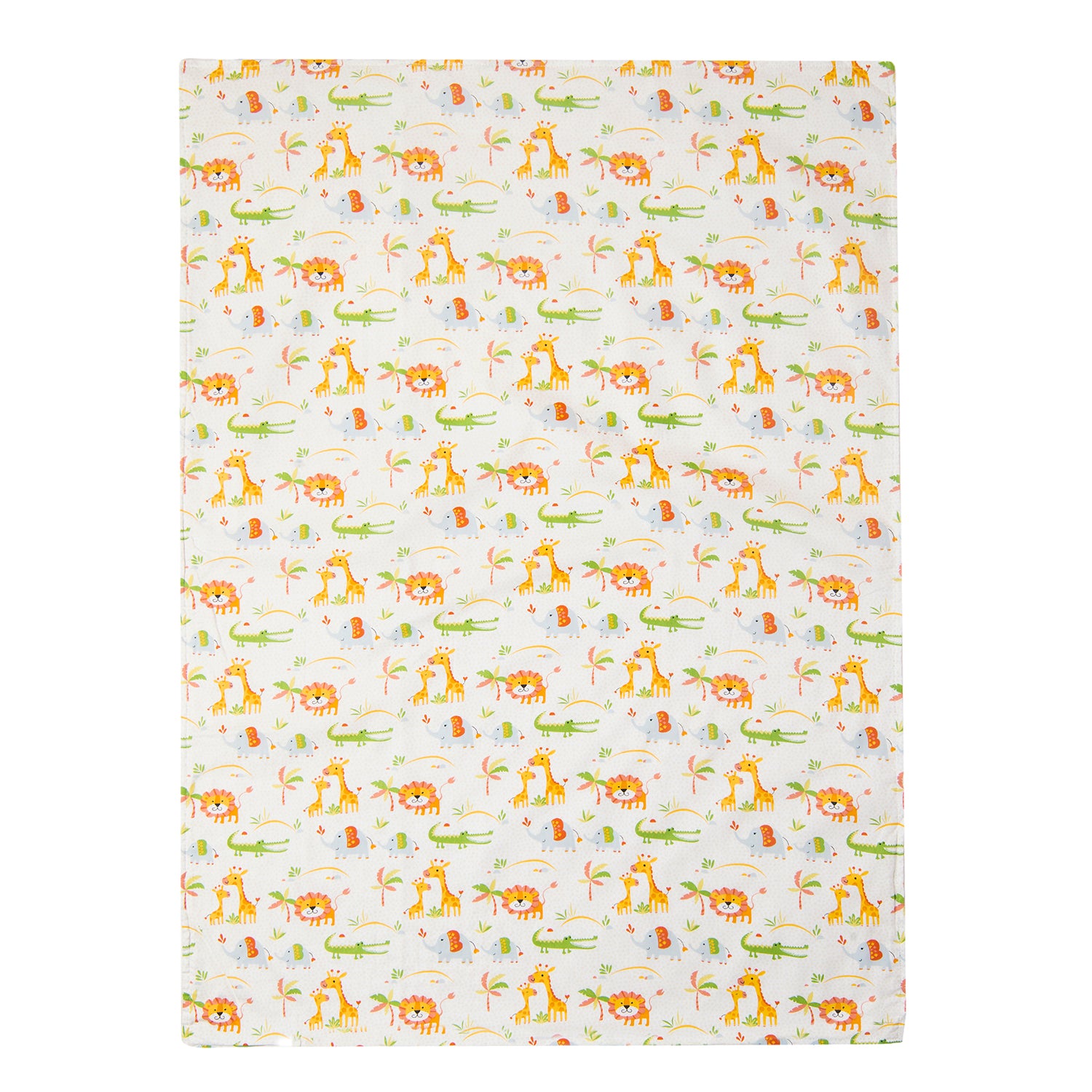 Happy Animals Cozy Reversible Bubble Blanket Multicolour - Baby Moo