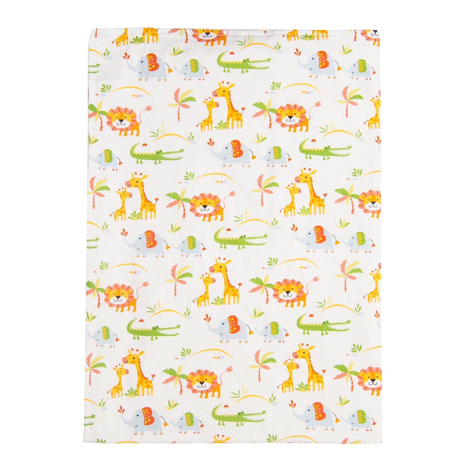 Happy Animals Cozy Reversible Bubble Blanket Multicolour - Baby Moo