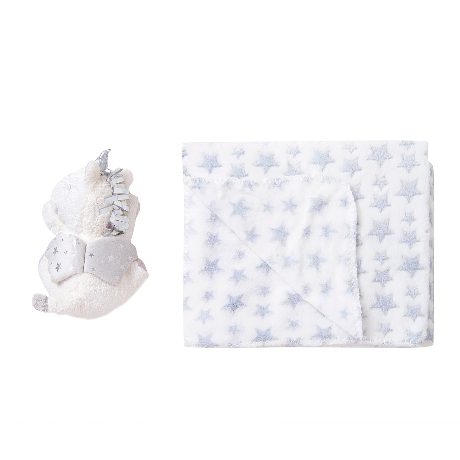 Starry Unicorn Soft Cozy Plush Toy Blanket Multicolour - Baby Moo