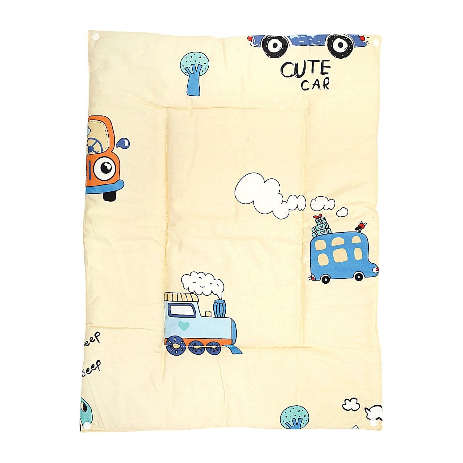 Waterproof Changing Sheet Set Vintage Ride Yellow - Baby Moo