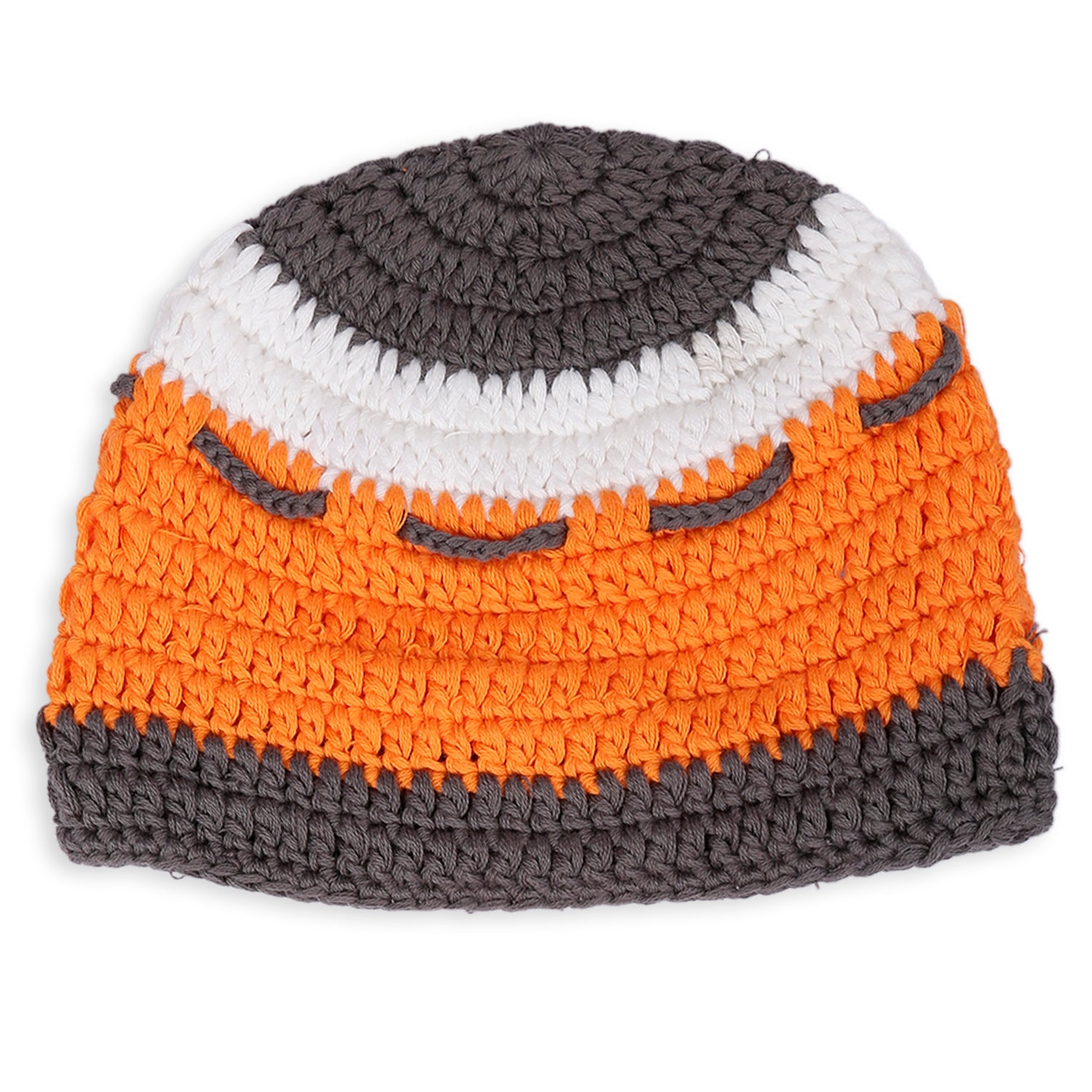 Cap And Booties Gift Set Soft Knitted Orange - Baby Moo