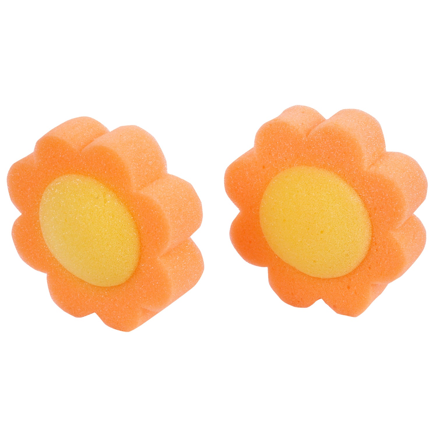 Sunflowers Orange 2 Pcs Bath Sponge - Baby Moo