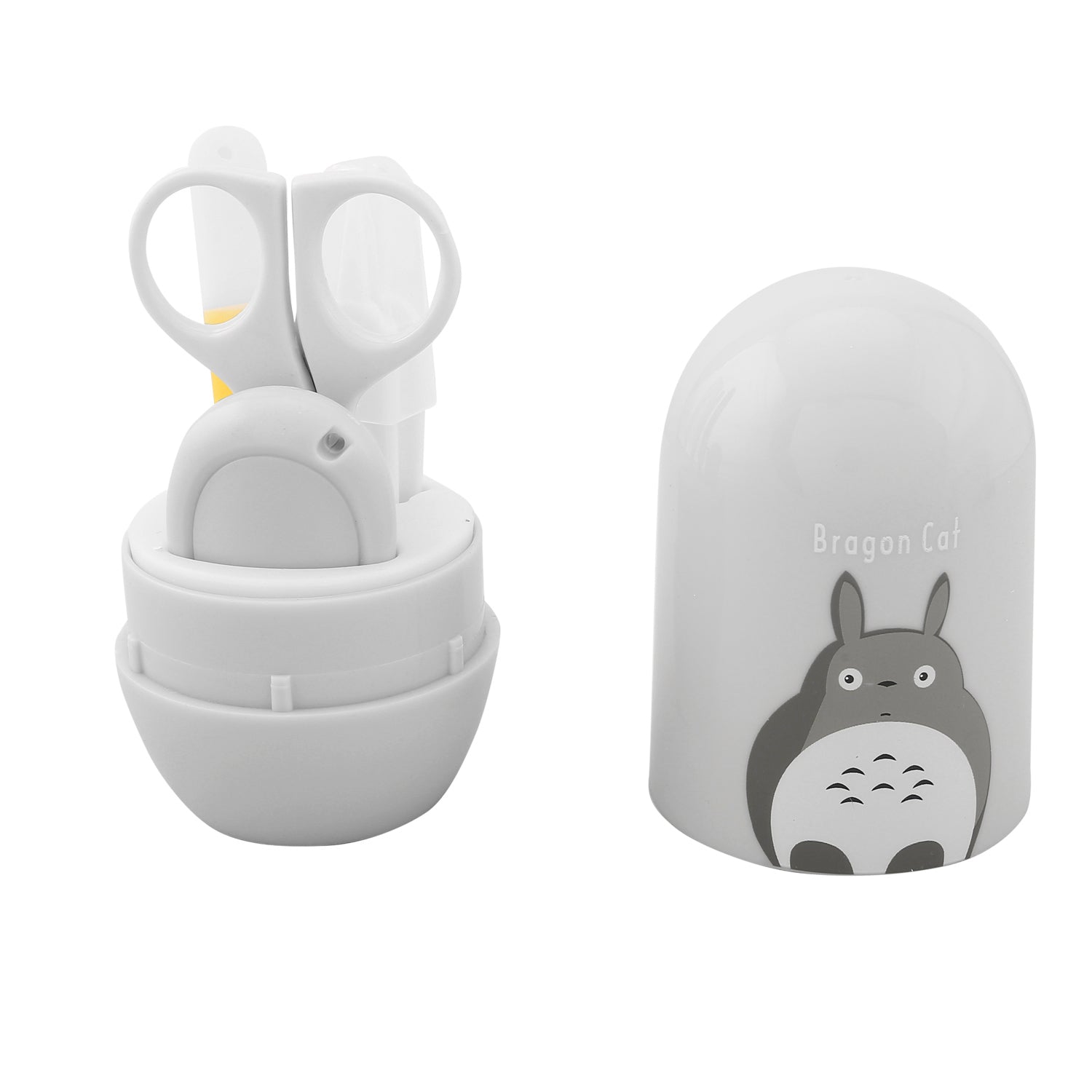 Lazy Cat Grey Nail Clipper Set - Baby Moo