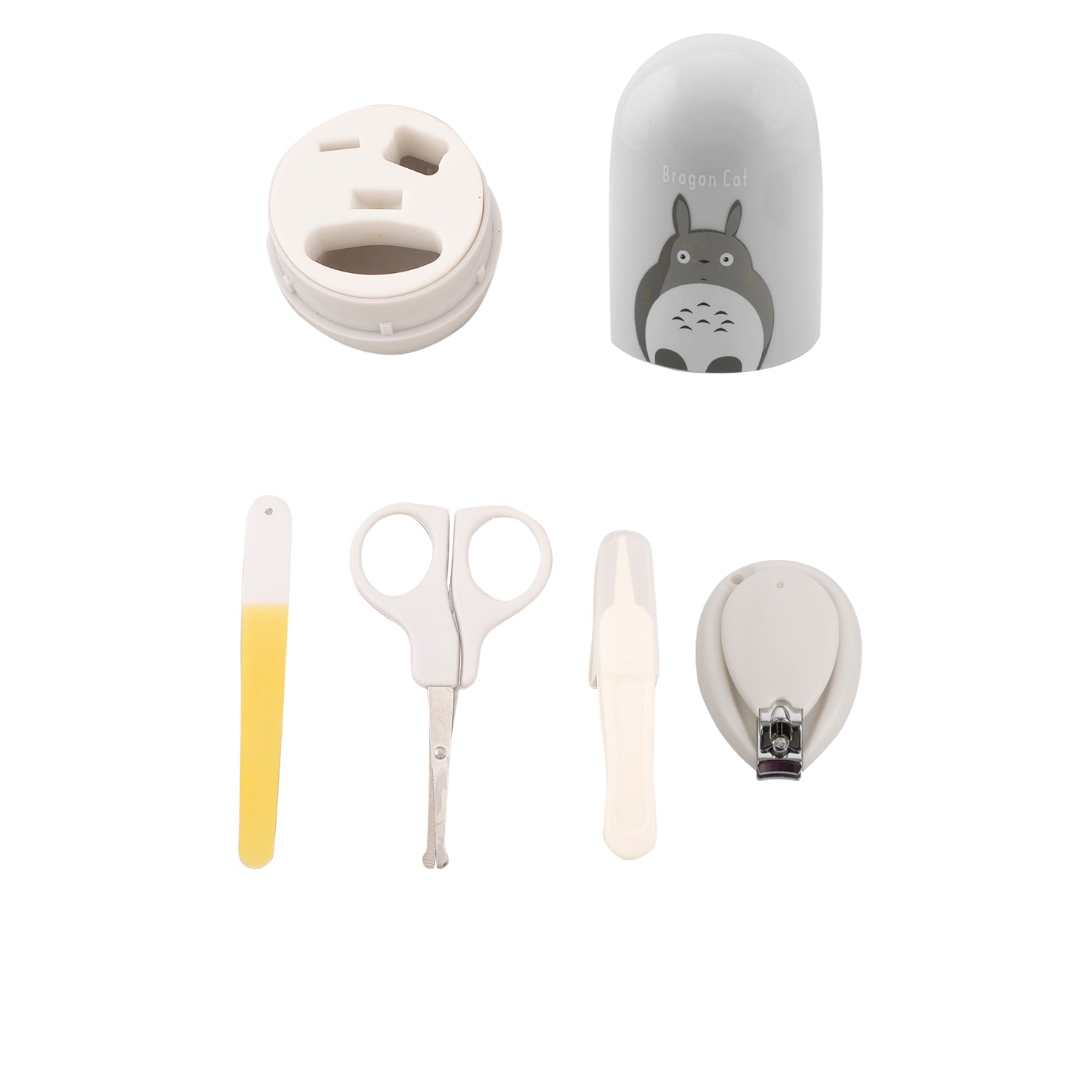 Lazy Cat Grey Nail Clipper Set - Baby Moo