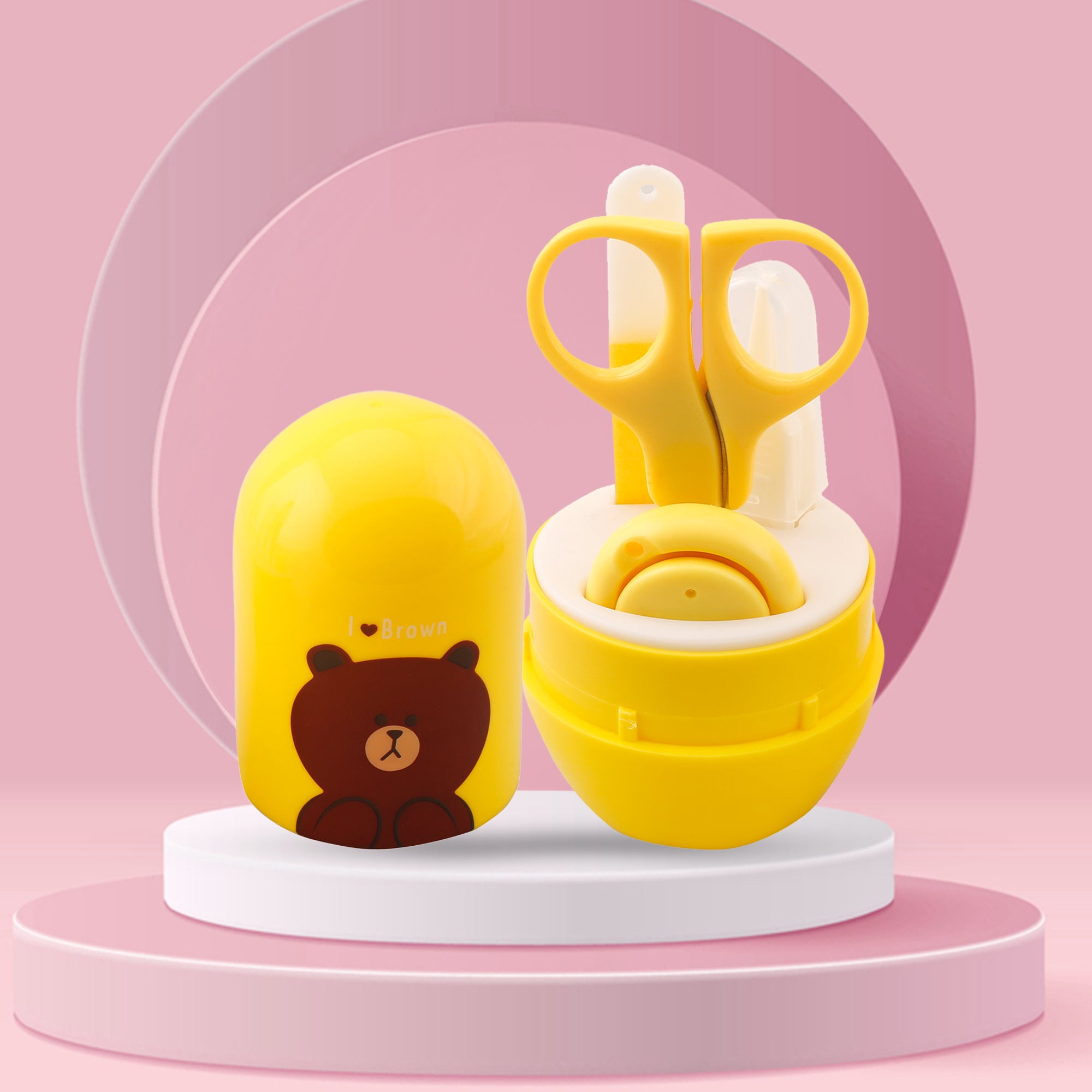 Bff Bear Yellow Nail Clipper Set - Baby Moo