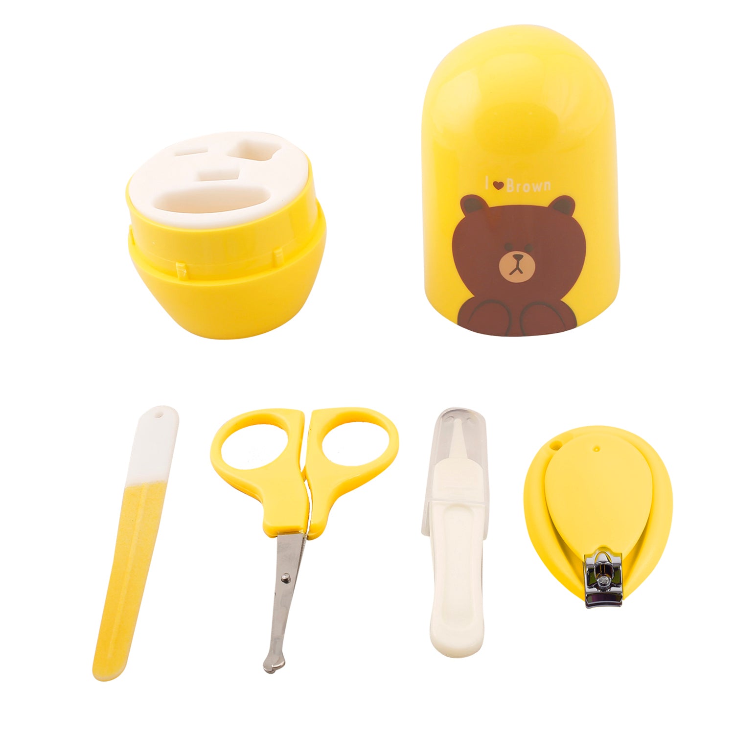 Bff Bear Yellow Nail Clipper Set - Baby Moo
