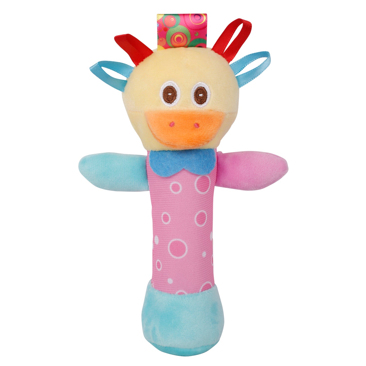 Papa Duck Multicolour Handheld Rattle Toy