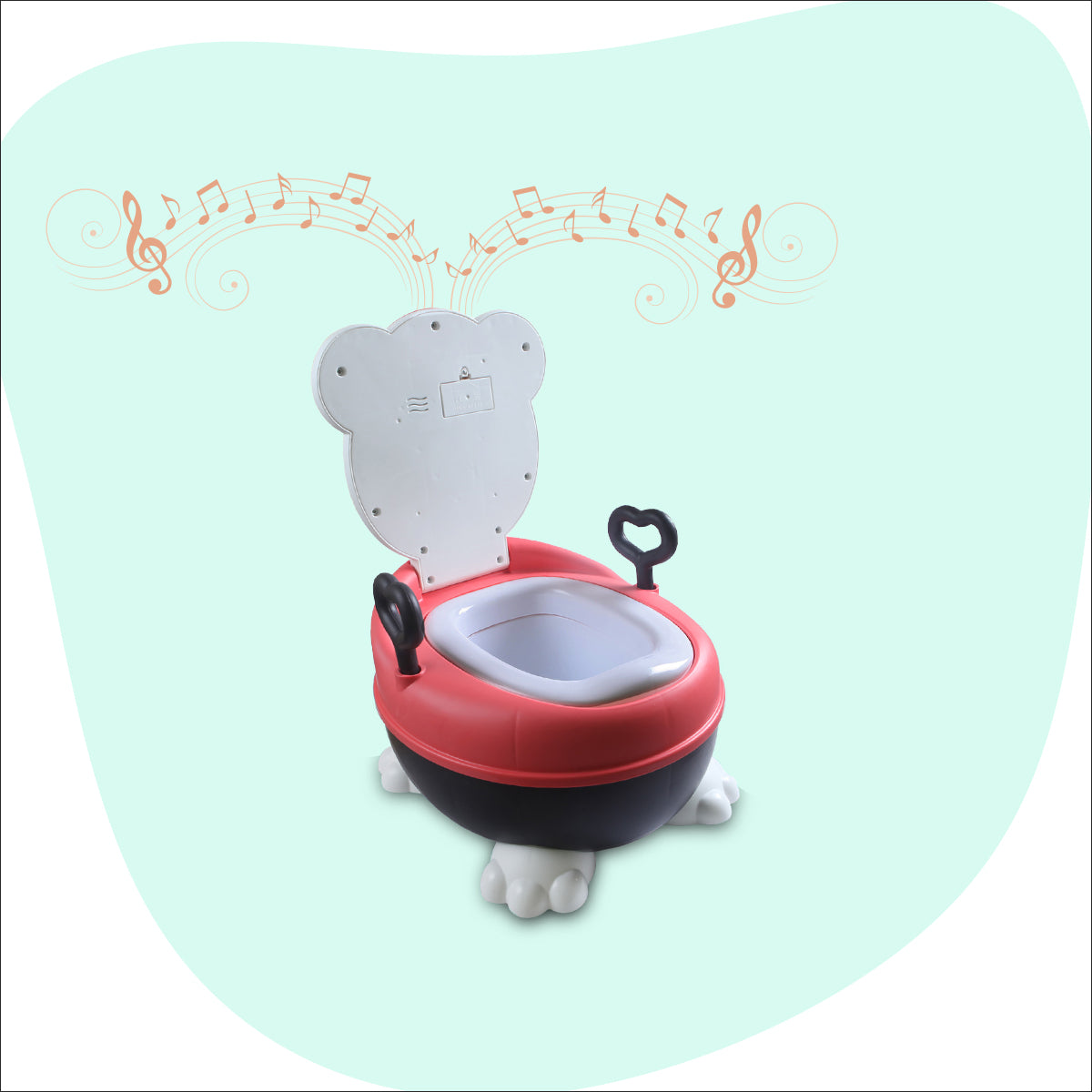 Toilet Training Musical Potty Chair Dog - Orange - Baby Moo