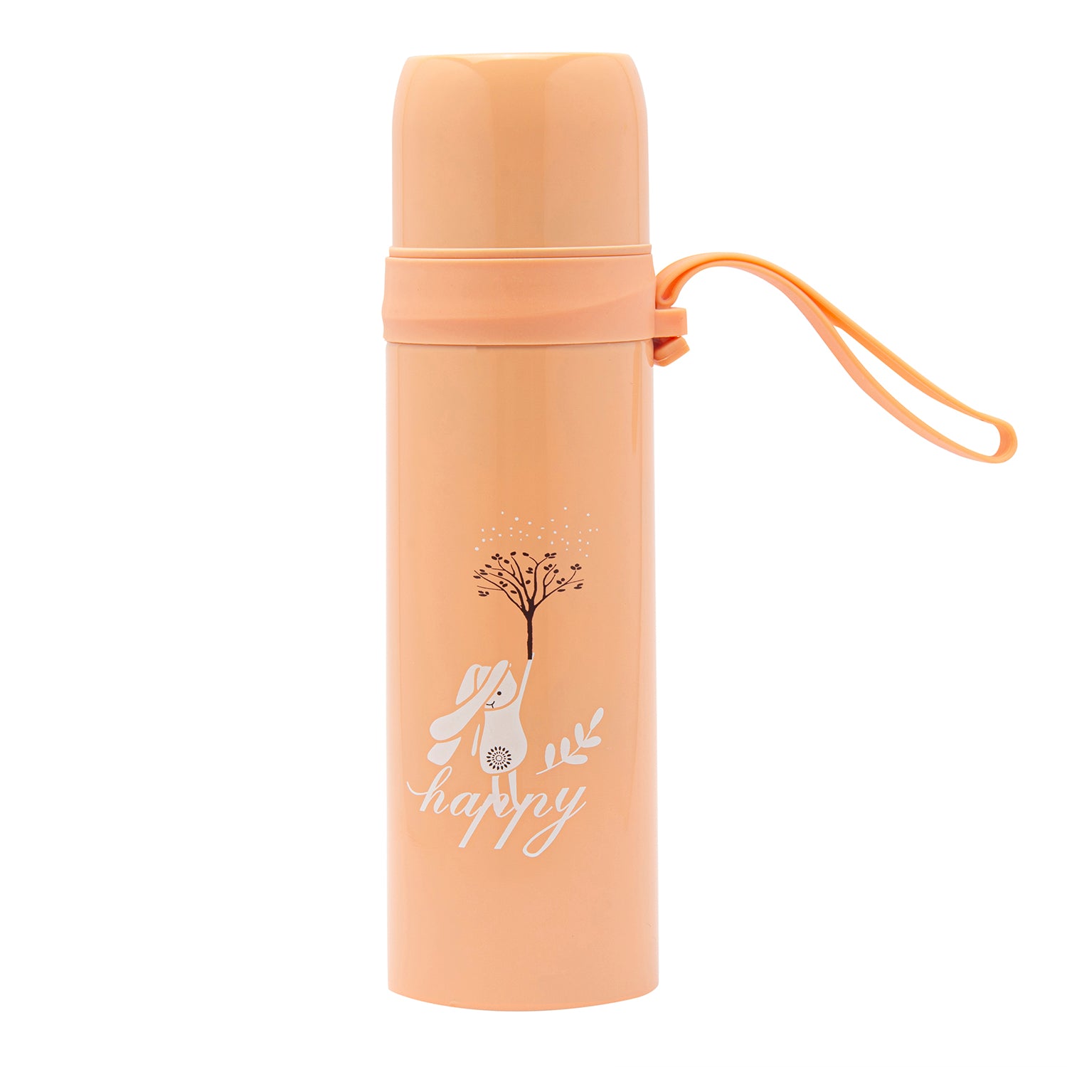 Happy Light Pink 500 ml Stainless Steel Flask