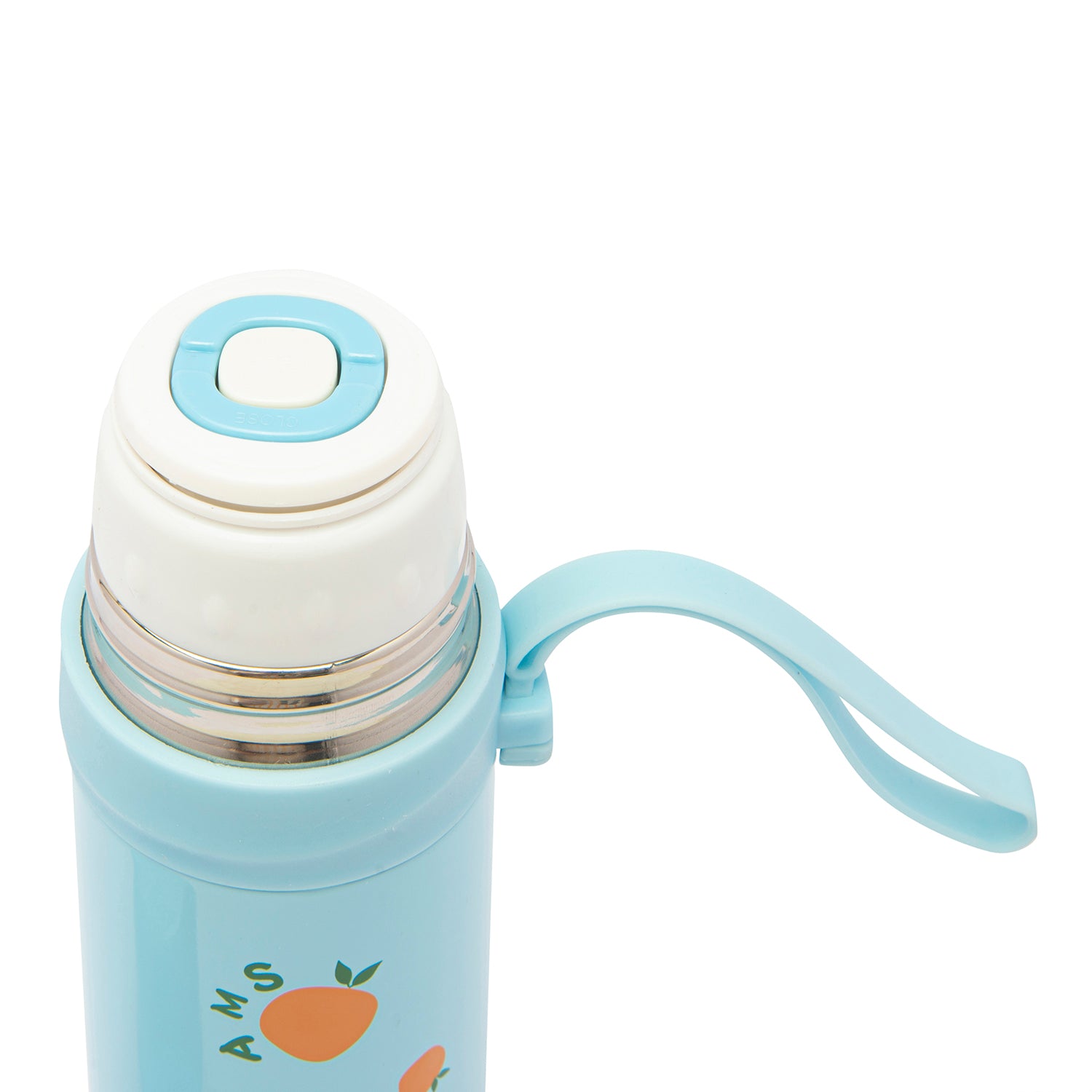 Yummy Oranges Blue  350 ml Stainless Steel Flask - Baby Moo