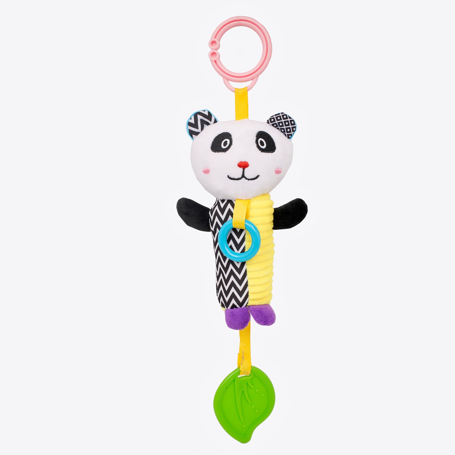 Panda White Hanging Toy With Teether