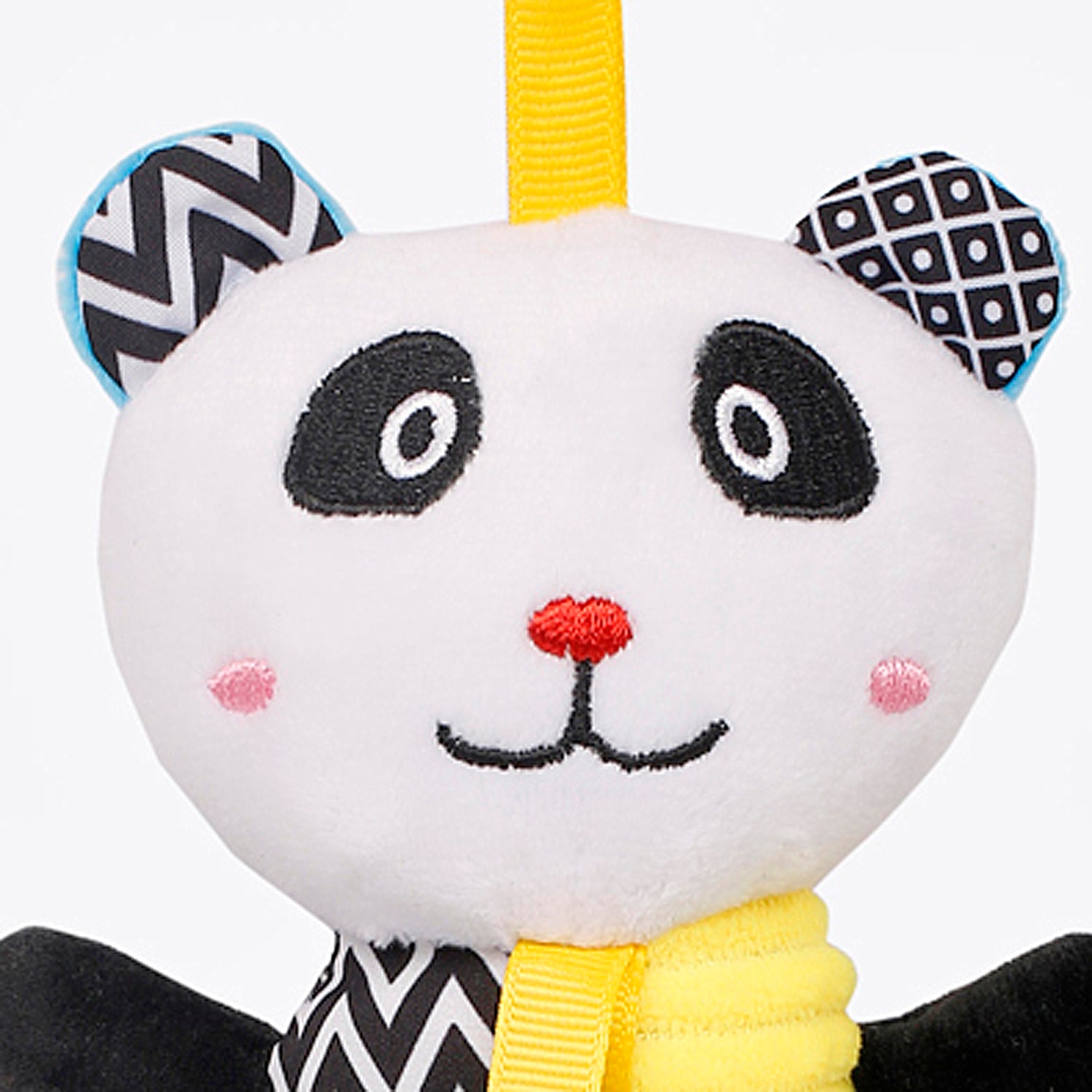 Panda White Hanging Toy With Teether - Baby Moo