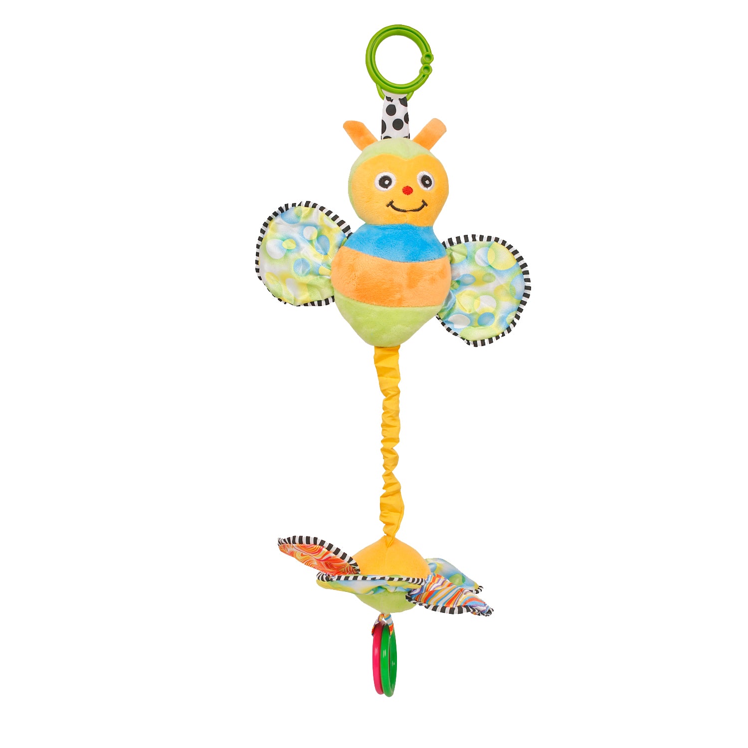 Butterfly Yellow And Green Musical Pulling Toy - Baby Moo