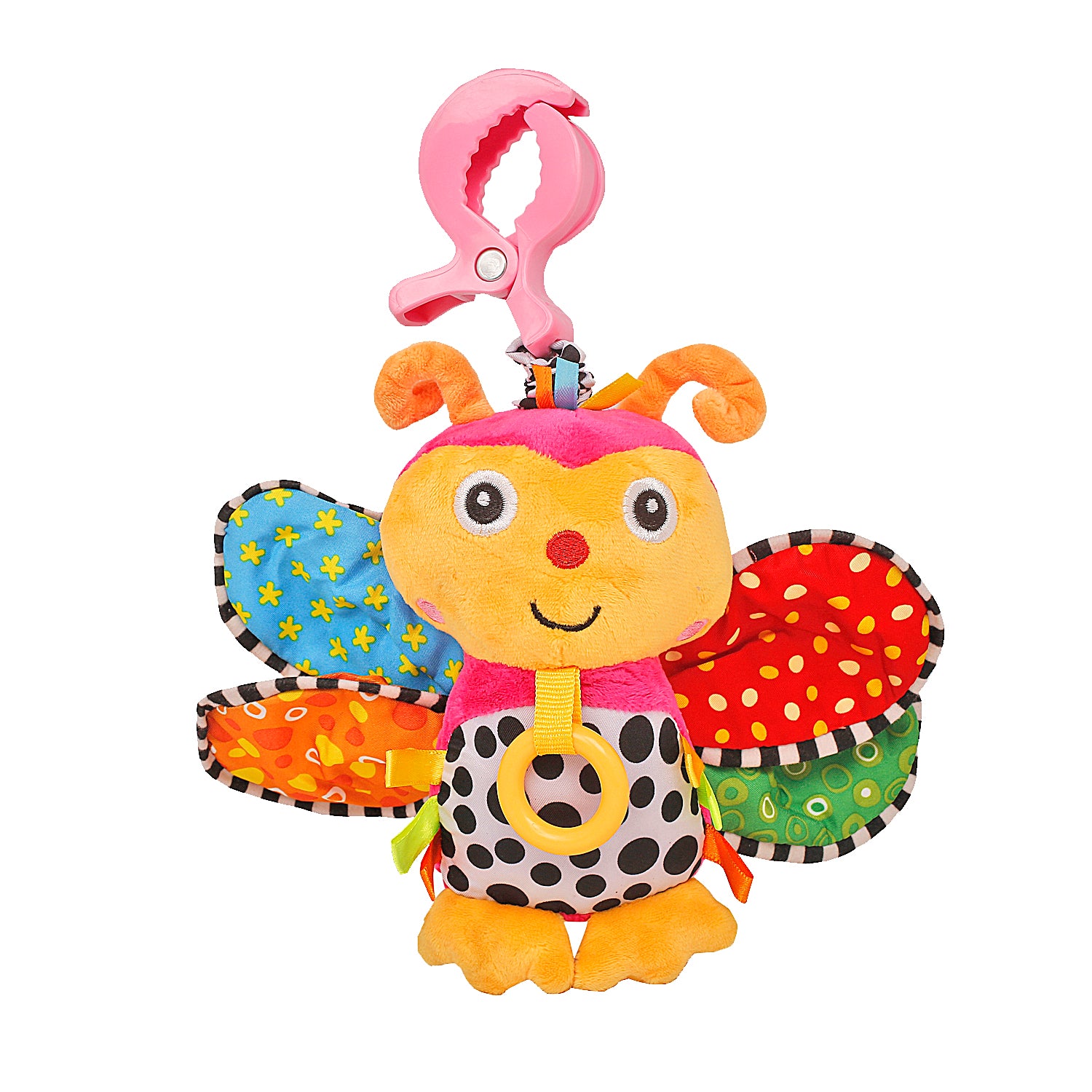 Butterfly Multicolour Pulling Toy - Baby Moo