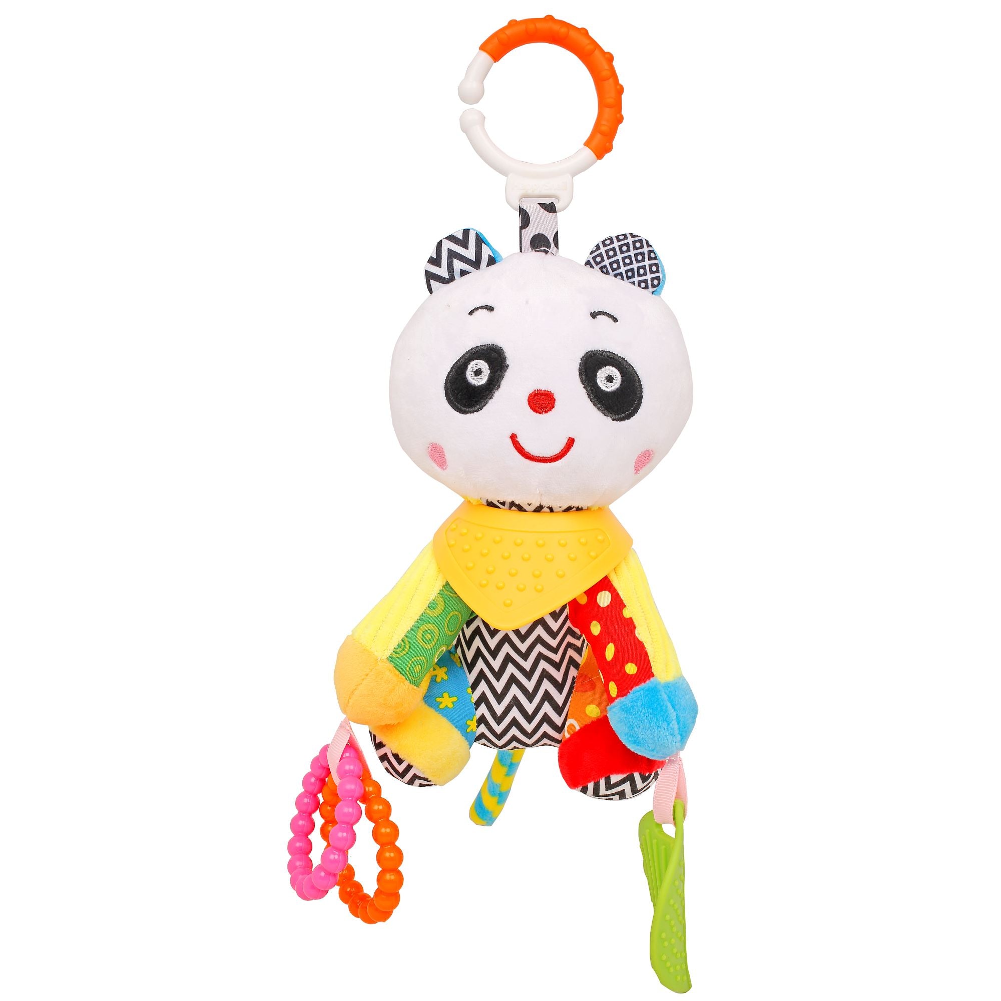 Panda White Premium Hanging Toy With Teether - Baby Moo