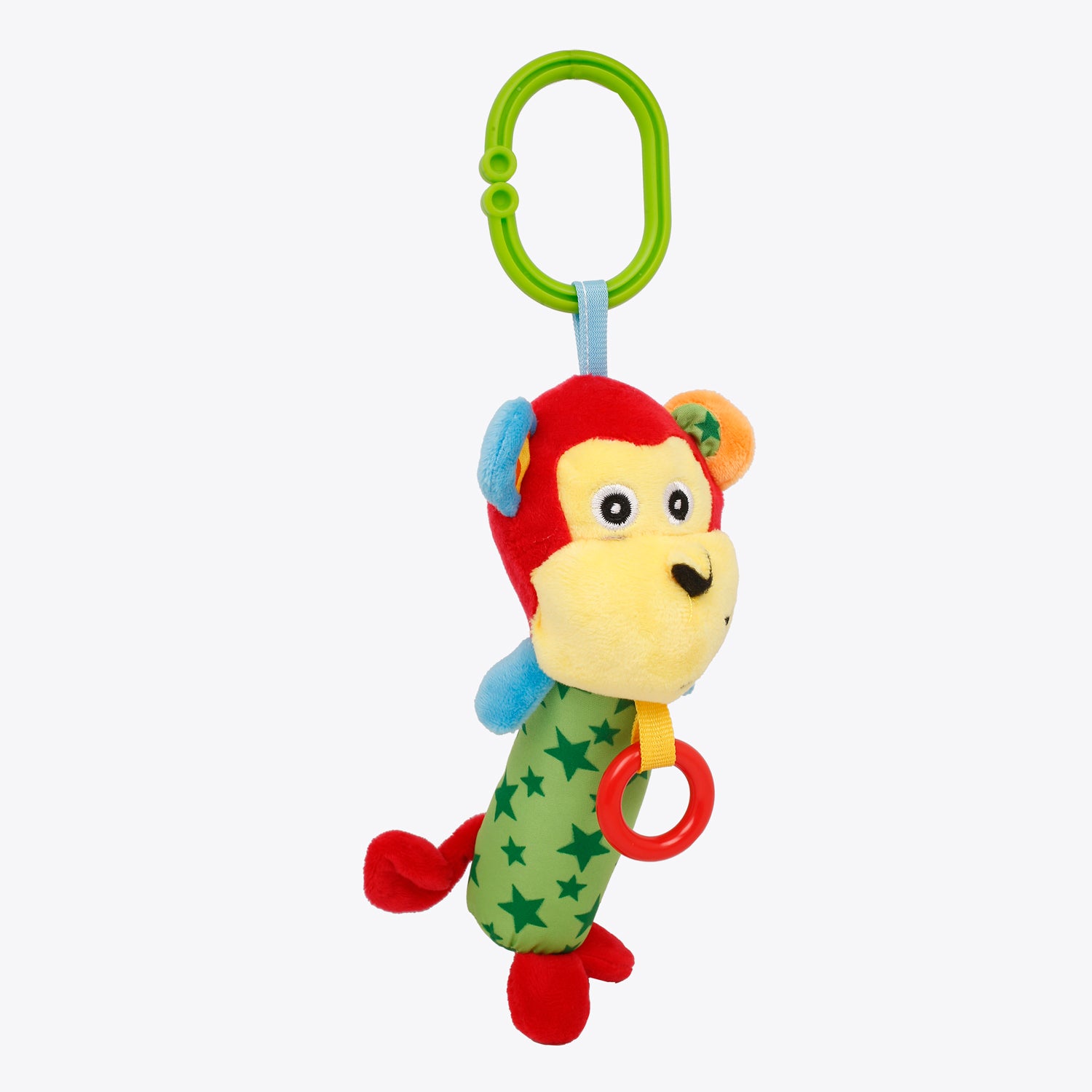 Funky Monkey Green Rattle - Baby Moo