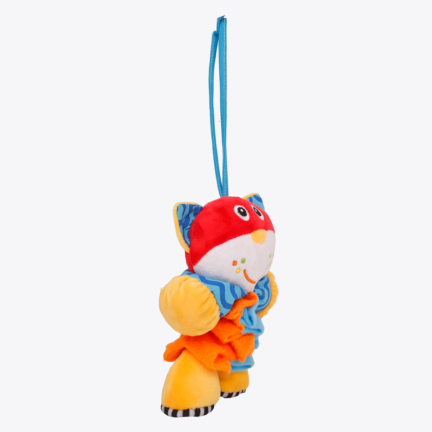 Happy Animal Red Hanging Pulling Toy - Baby Moo