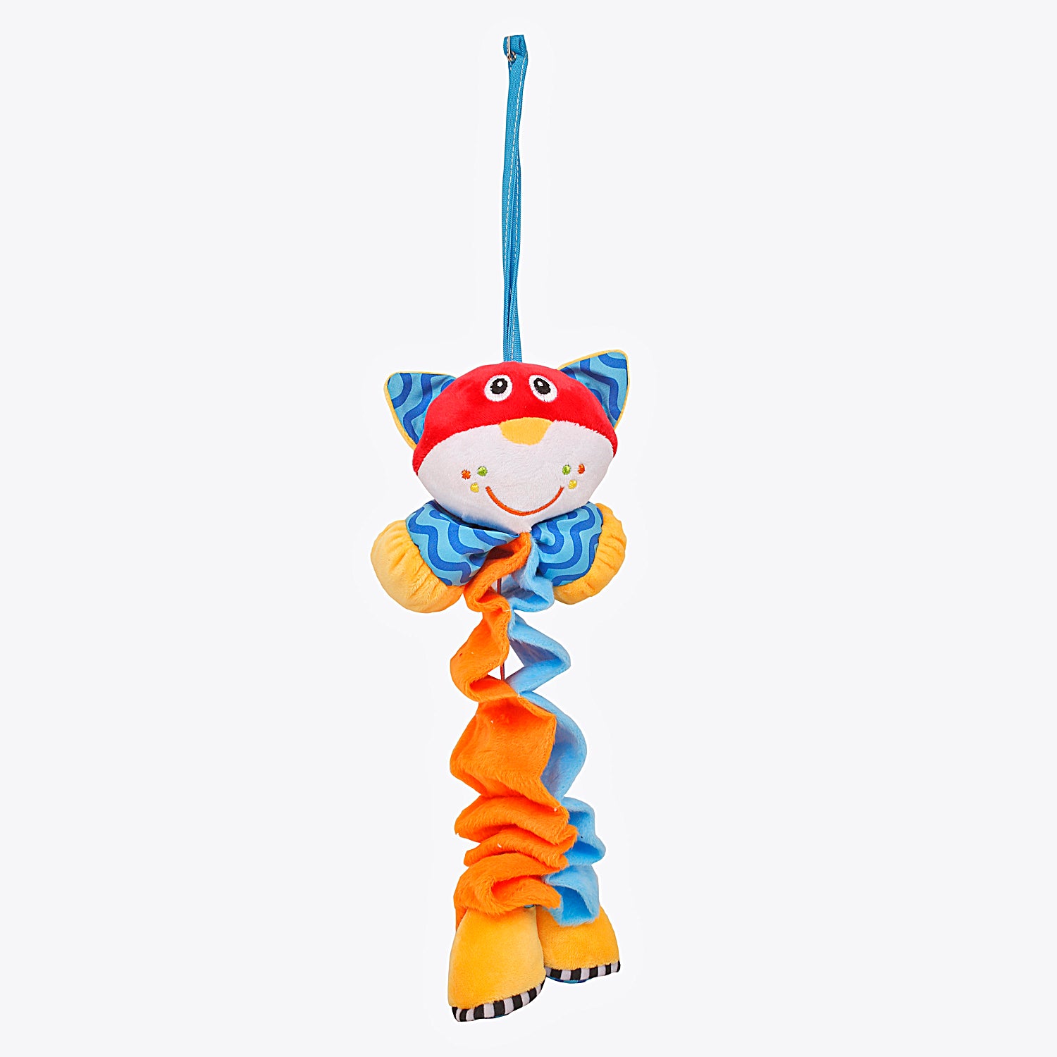 Happy Animal Red Hanging Pulling Toy - Baby Moo