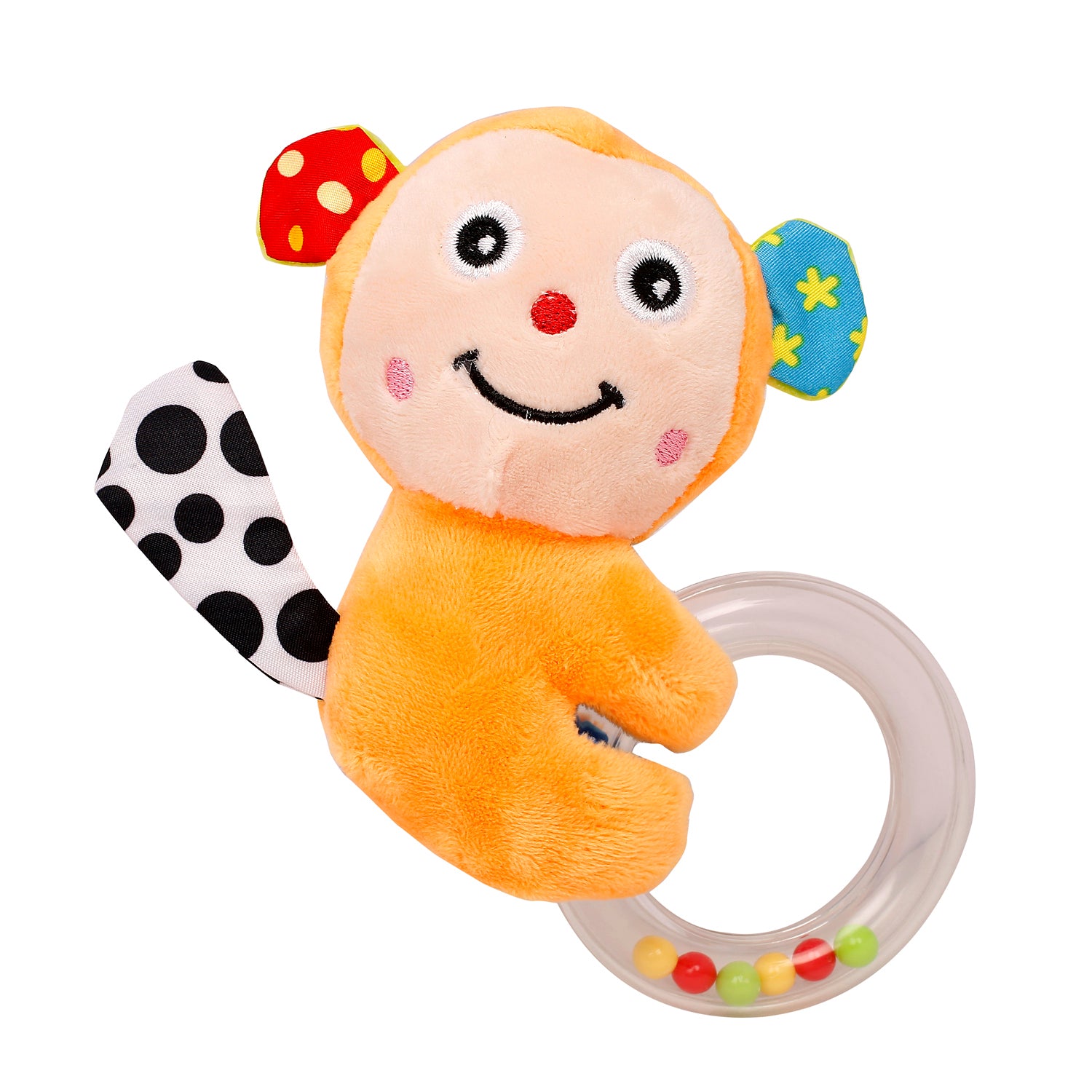Cuddle Cub Orange Rattle - Baby Moo