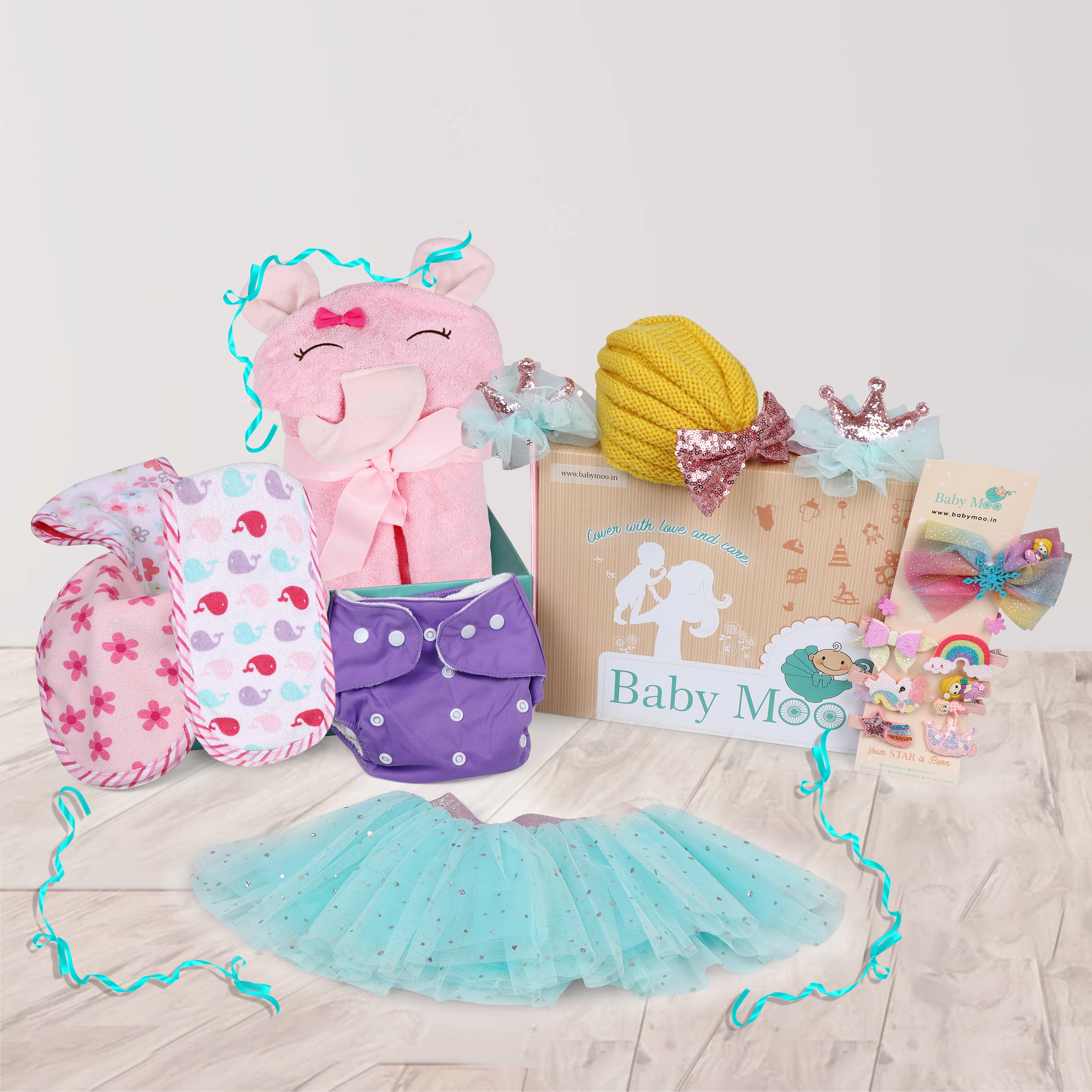 Royal Princess 20 Pcs Gift Hamper Multicolour - Baby Moo