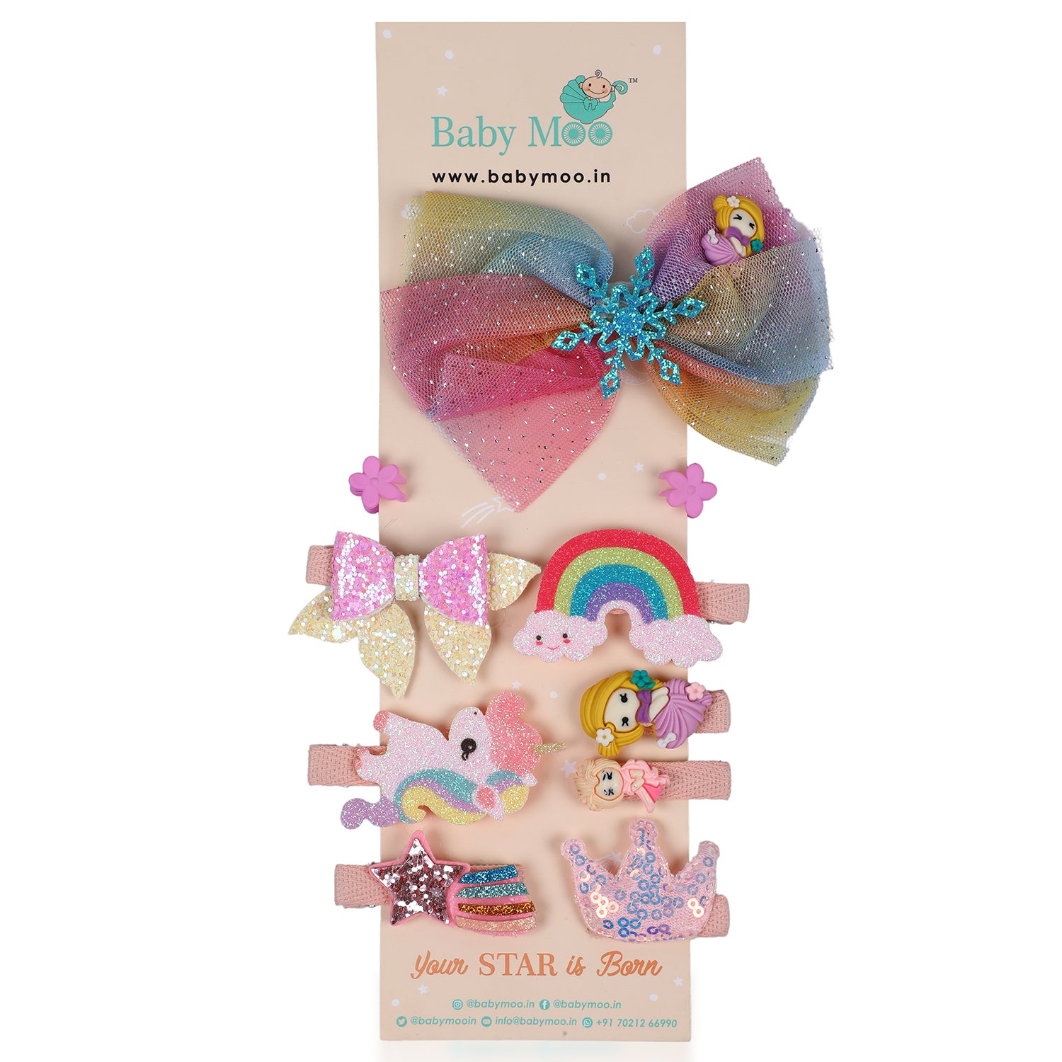 Royal Princess 20 Pcs Gift Hamper Multicolour - Baby Moo