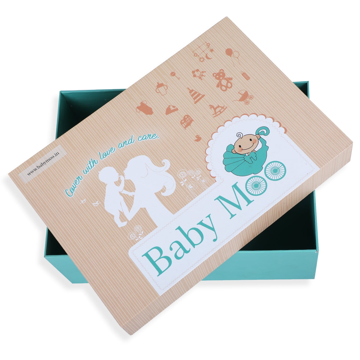 Festive Special Crawling And Growing 6 Pcs Gift Hamper Unisex - Multicolour 3-24M - Baby Moo