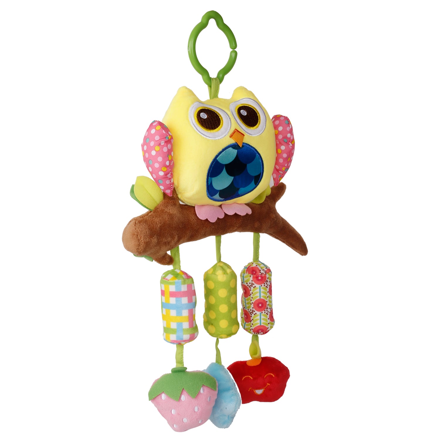 Owl Yellow Musical Hanging Training Toy - Baby Moo