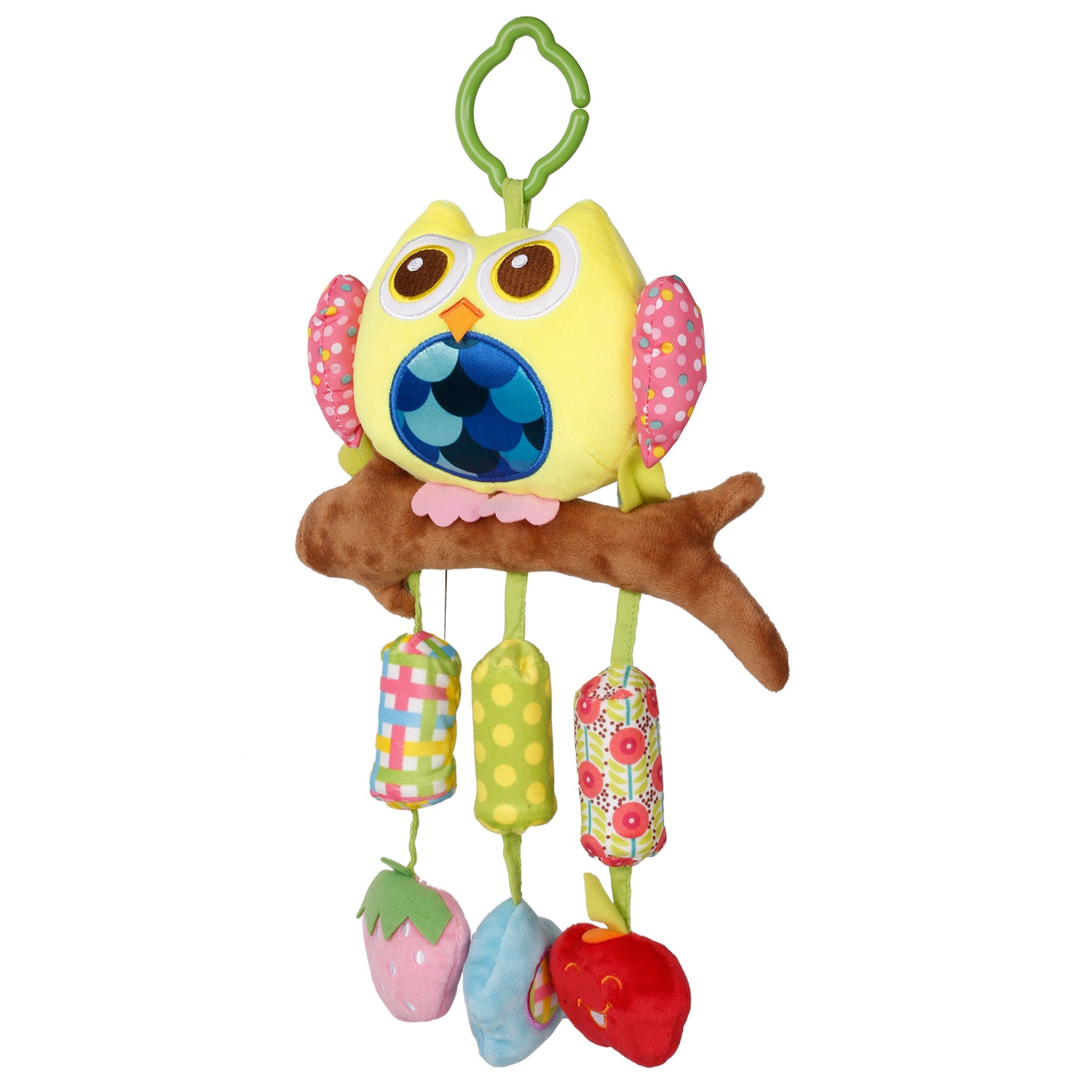 Owl Yellow Musical Hanging Training Toy - Baby Moo