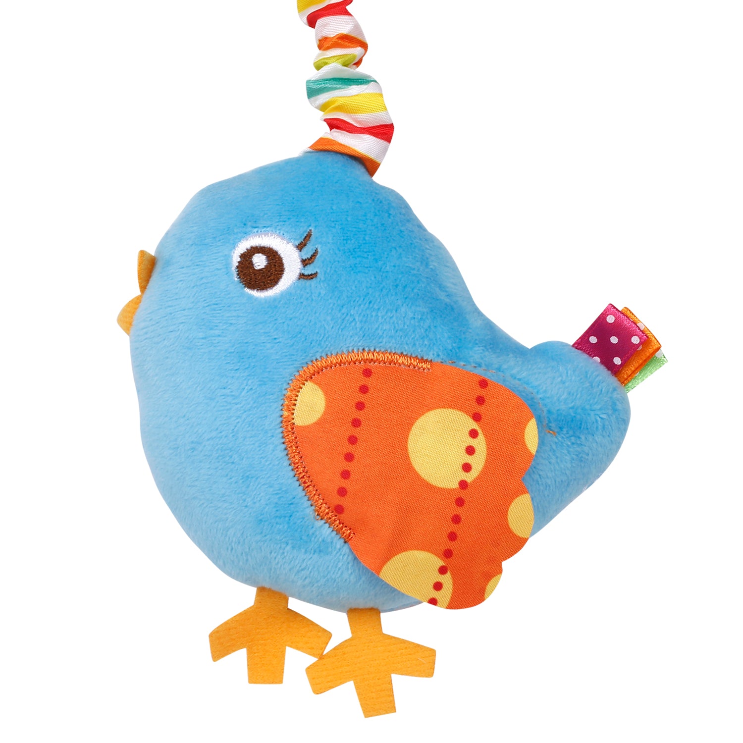 Bird Blue Hanging Pulling Toy - Baby Moo