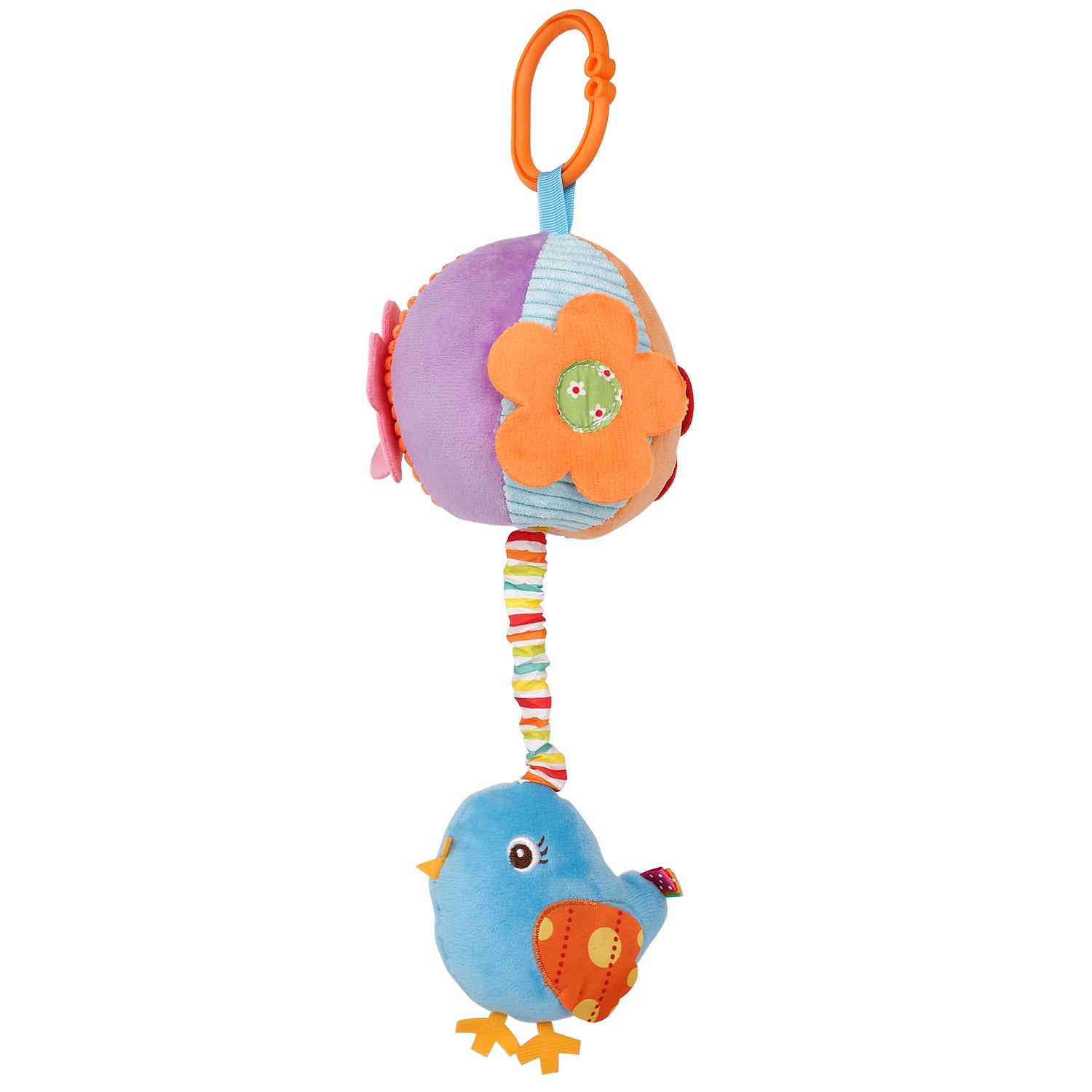 Bird Blue Hanging Pulling Toy - Baby Moo