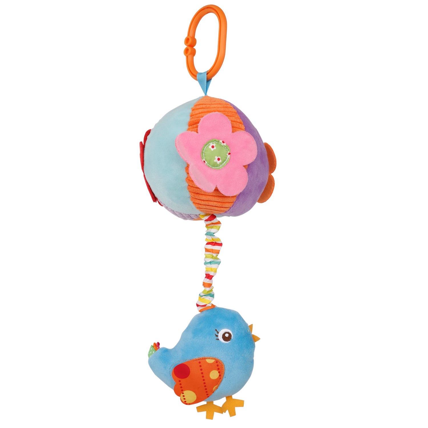 Bird Blue Hanging Pulling Toy