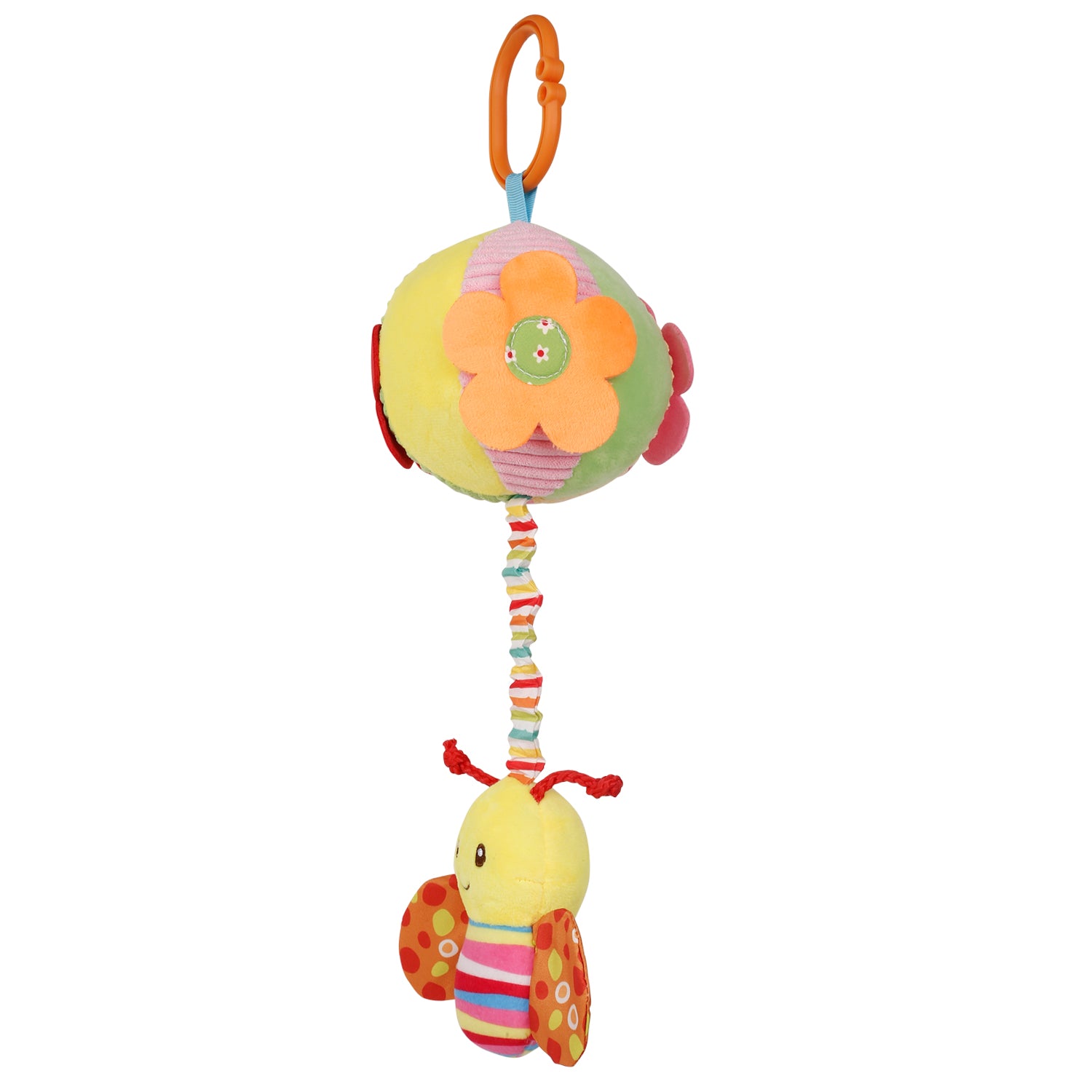 Butterfly Multicolour Hanging Pulling Toy - Baby Moo
