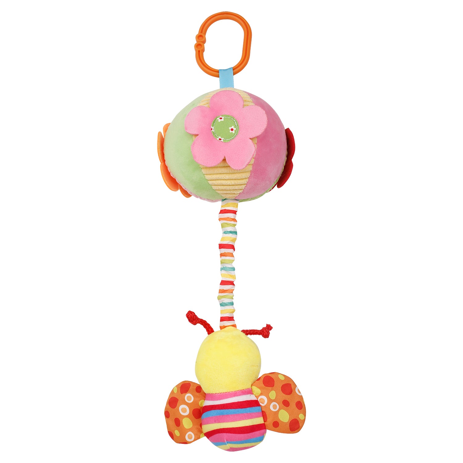 Butterfly Multicolour Hanging Pulling Toy - Baby Moo