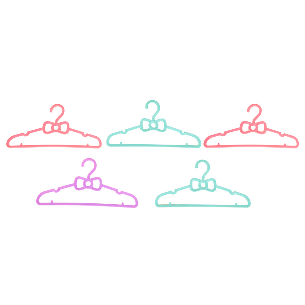 Plain Multicolour 5 Pk Baby Hanger - Baby Moo