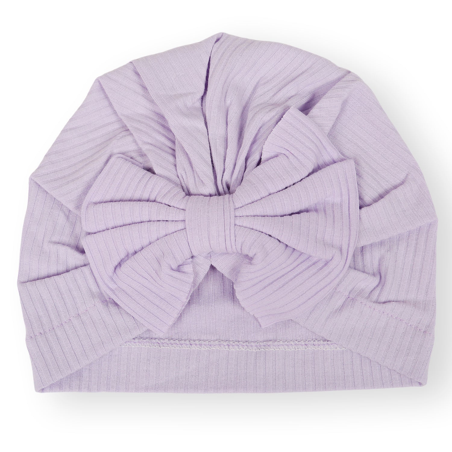 Bow Turban Cap - Purple